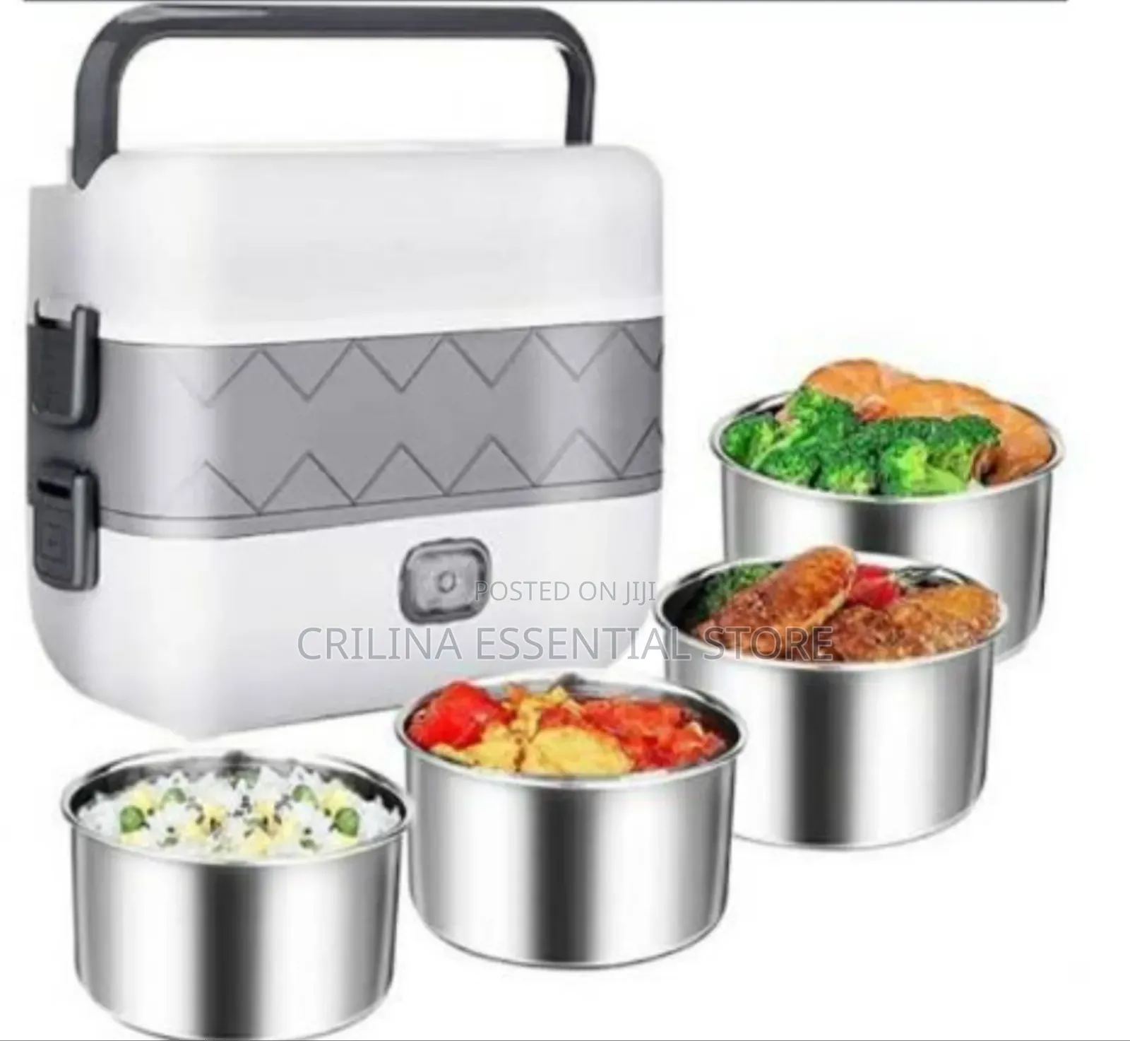Double Layer Lunch Box Electric Food Warmer
