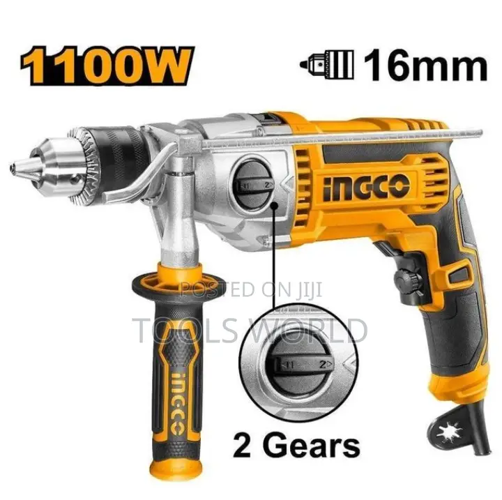 Ingco Hammer Impact Drill 16mm 1100w - Id211002