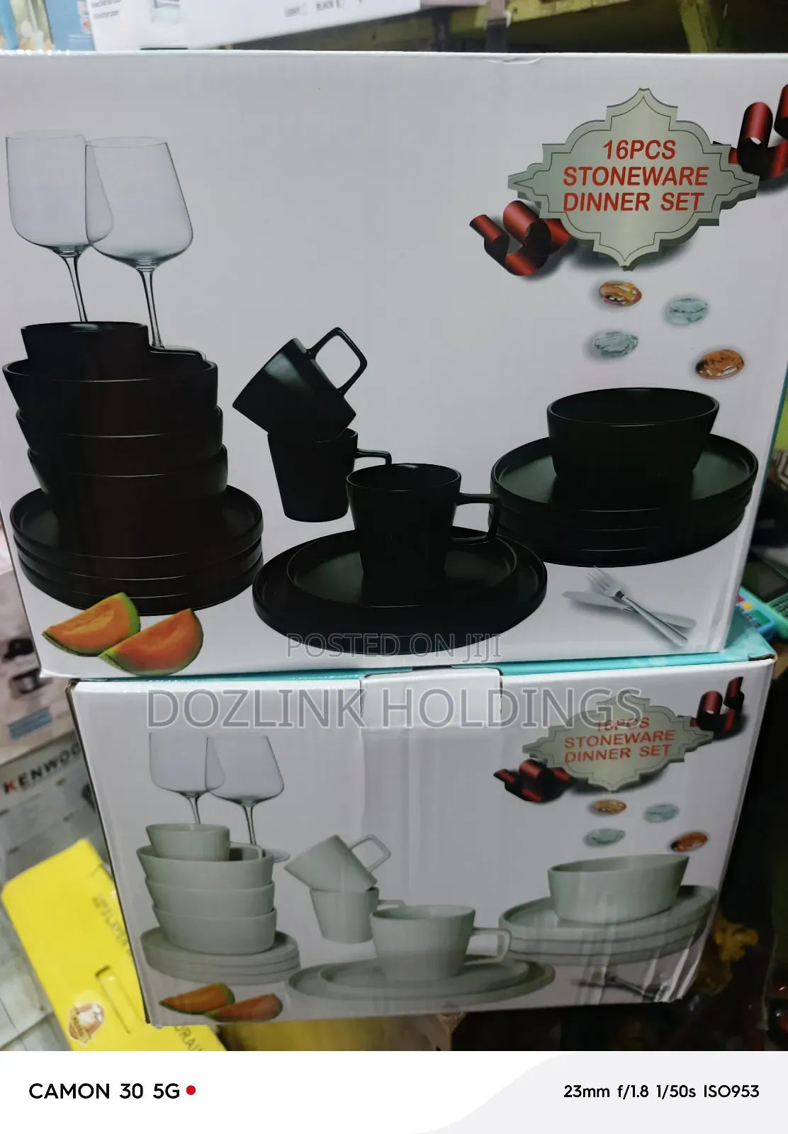 16 PCS Stoneware Dinner Set