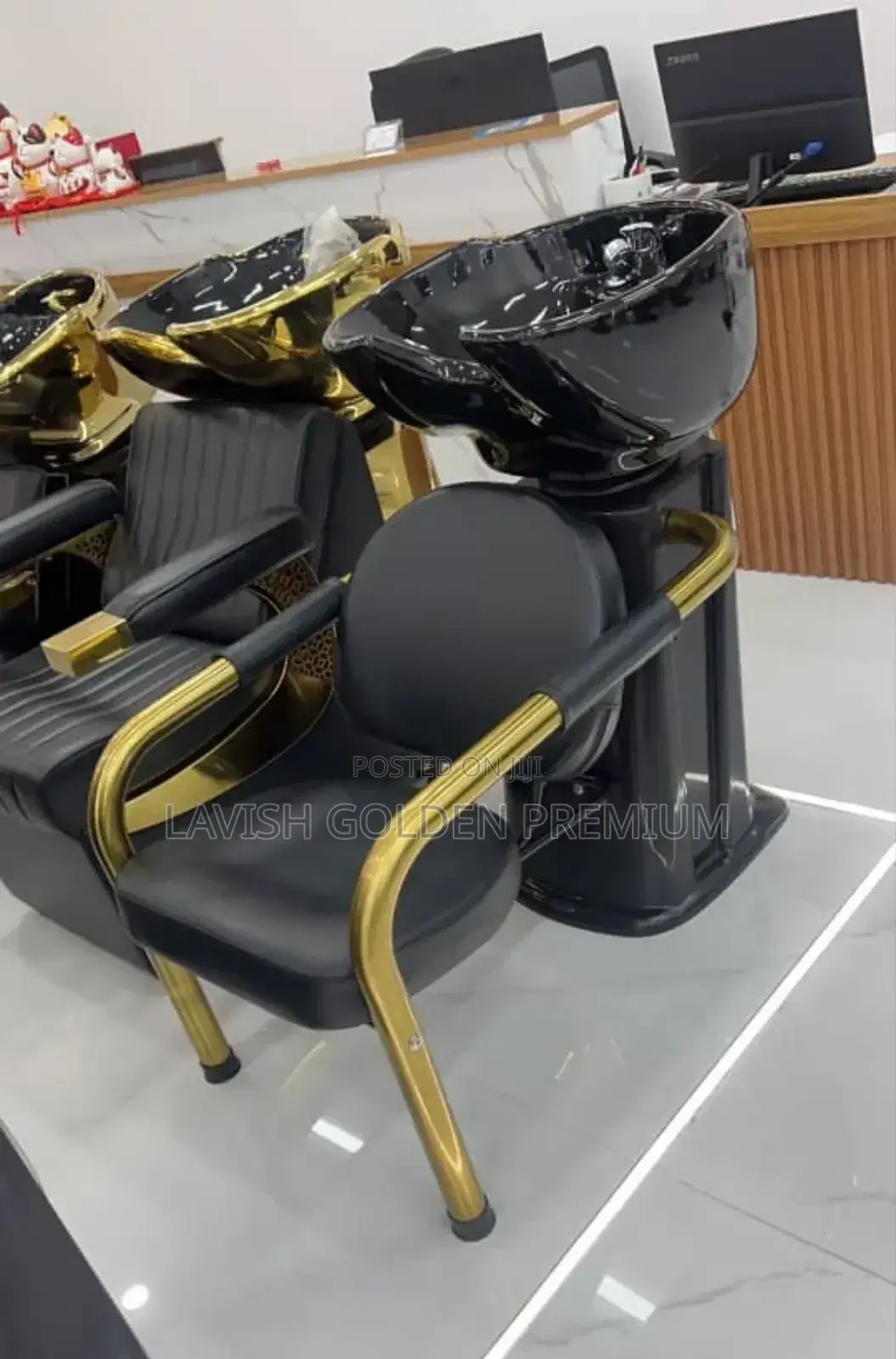 Pedicure and Manicure Chair Set.