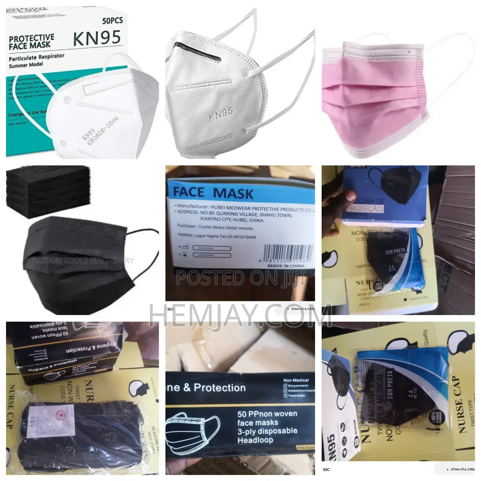 Surgical and Non-Surgical Nose Mask/ Nose Cover (50pcs in a Pack)