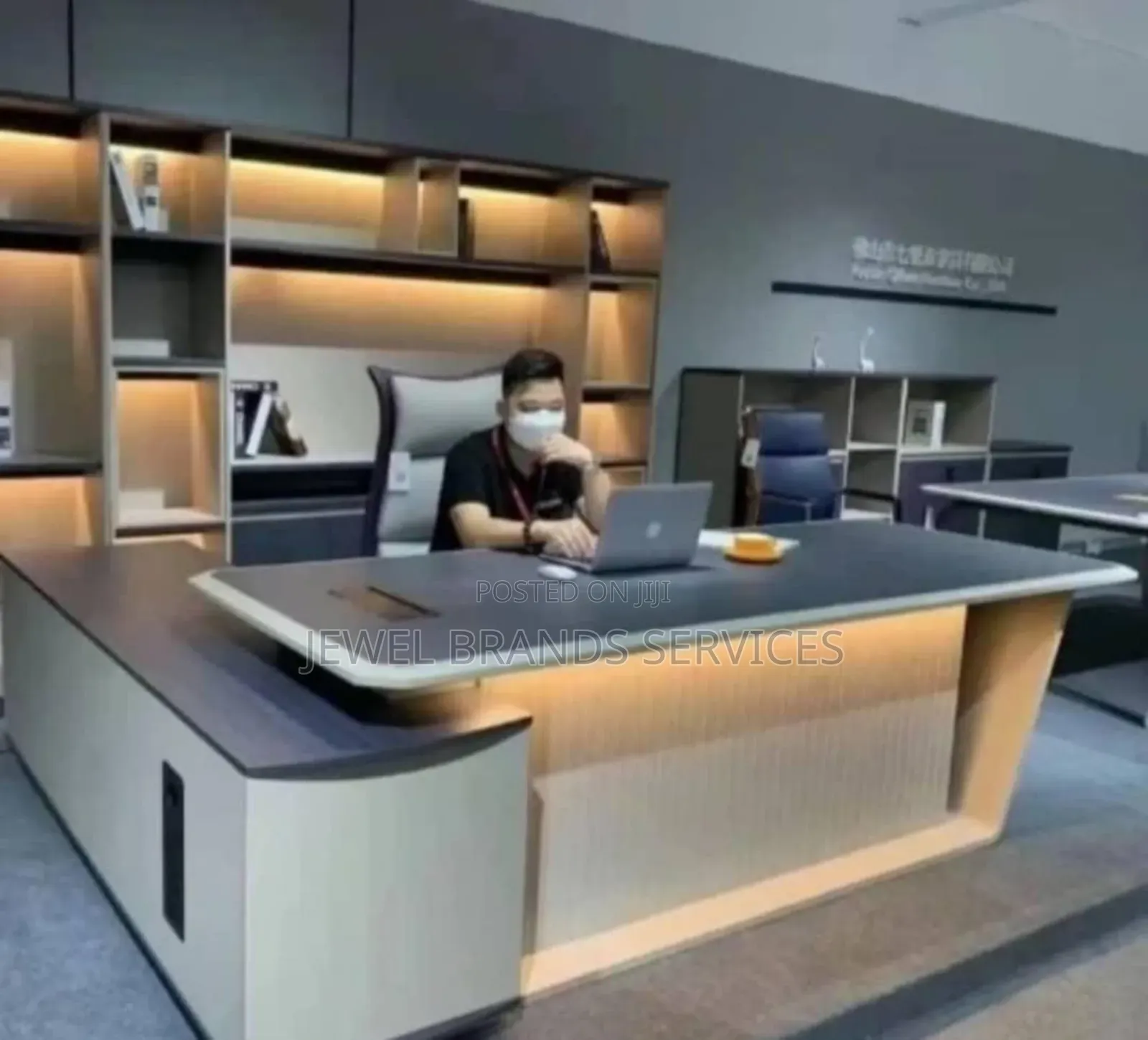 Modern Office Table 2 Meters