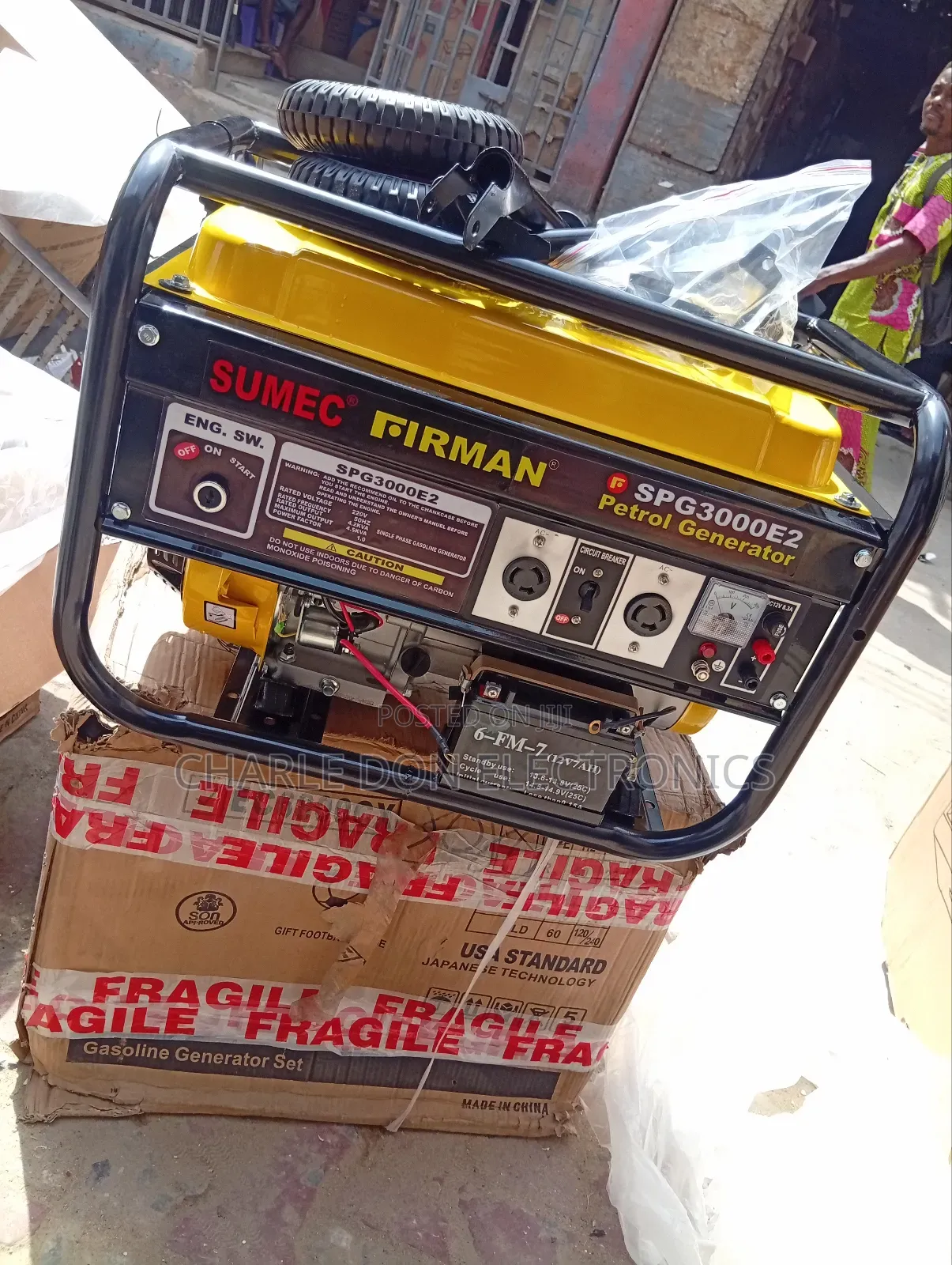 Best Sumec Fireman Petrol Generator 4.5kva