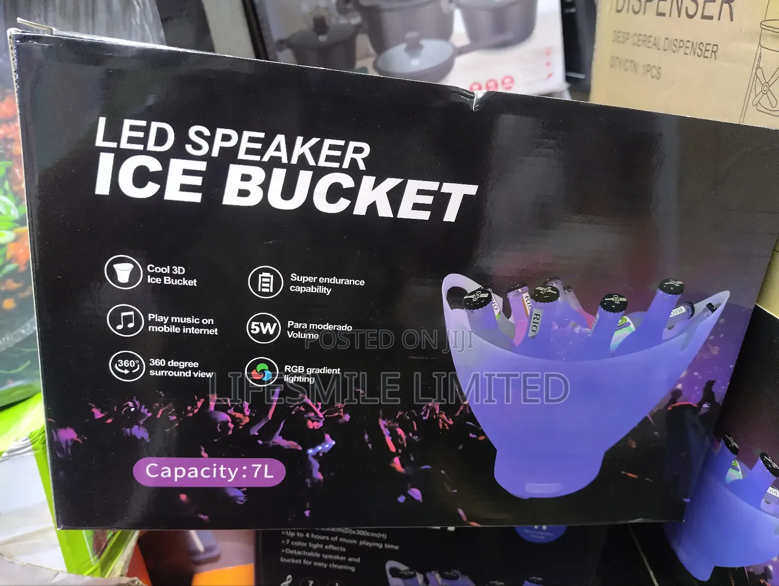 7litres Led Light Champagne Bucket