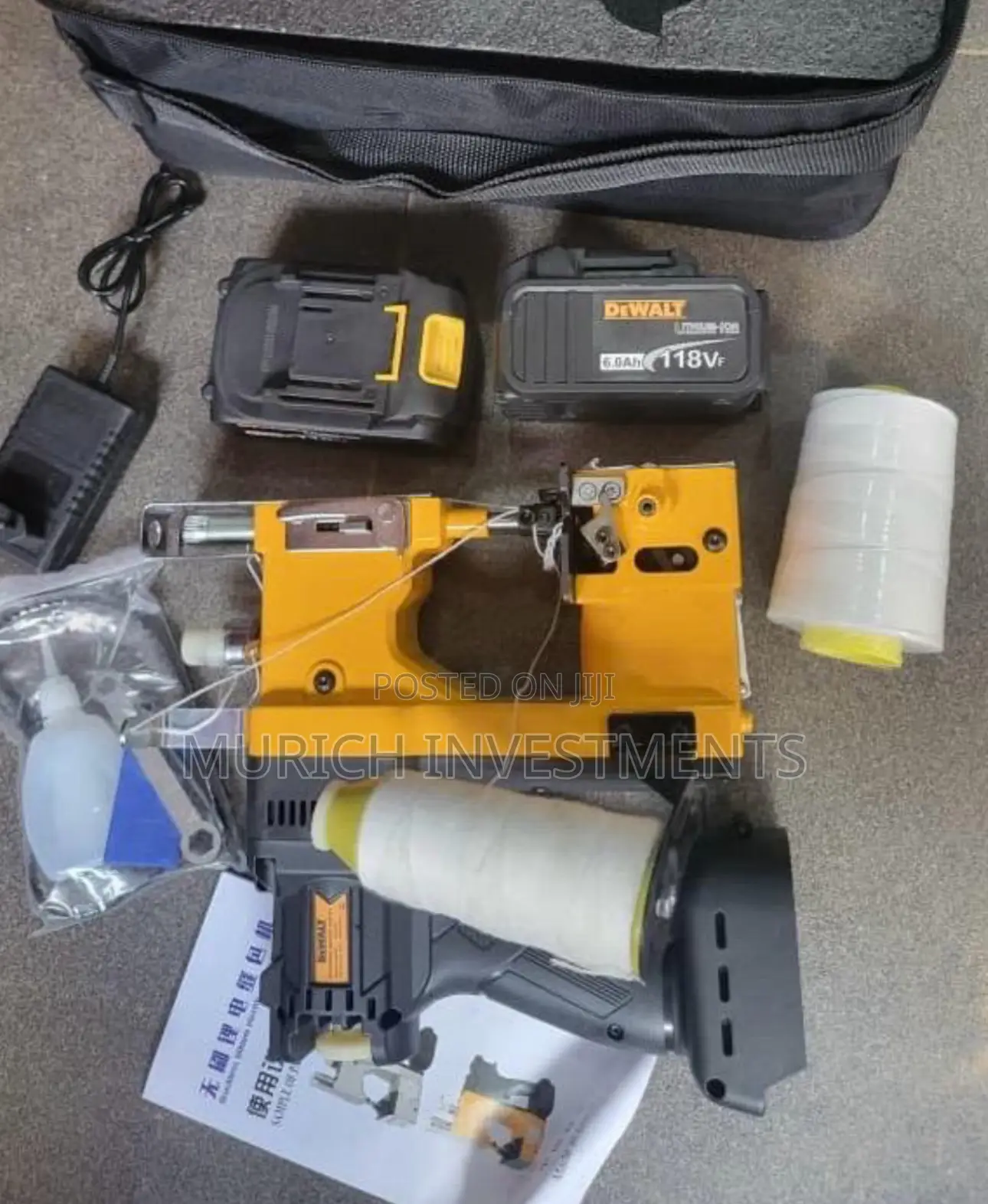 Portable Cordless Bag Sewing Machine | Heavy-Duty Handheld Stitcher