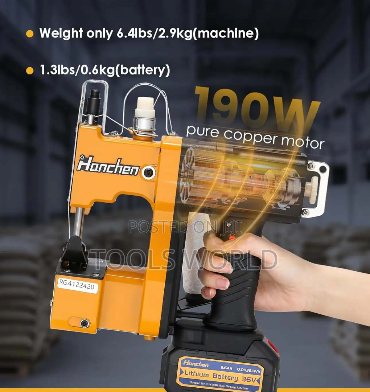 Portable Cordless Bag Sewing Machine