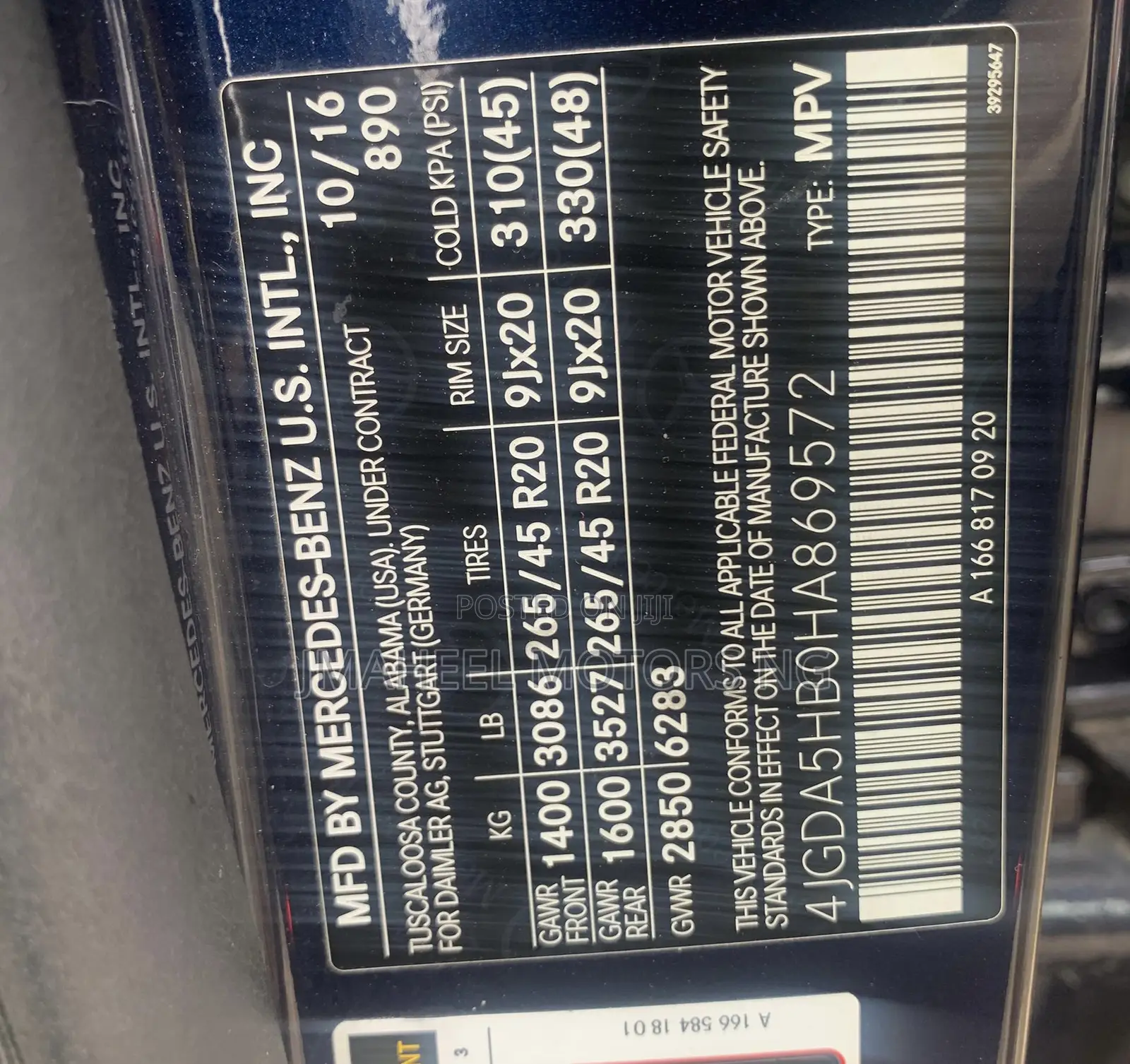 Mercedes-Benz GLE-Class GLE 350d 4MATIC 2017 Blue