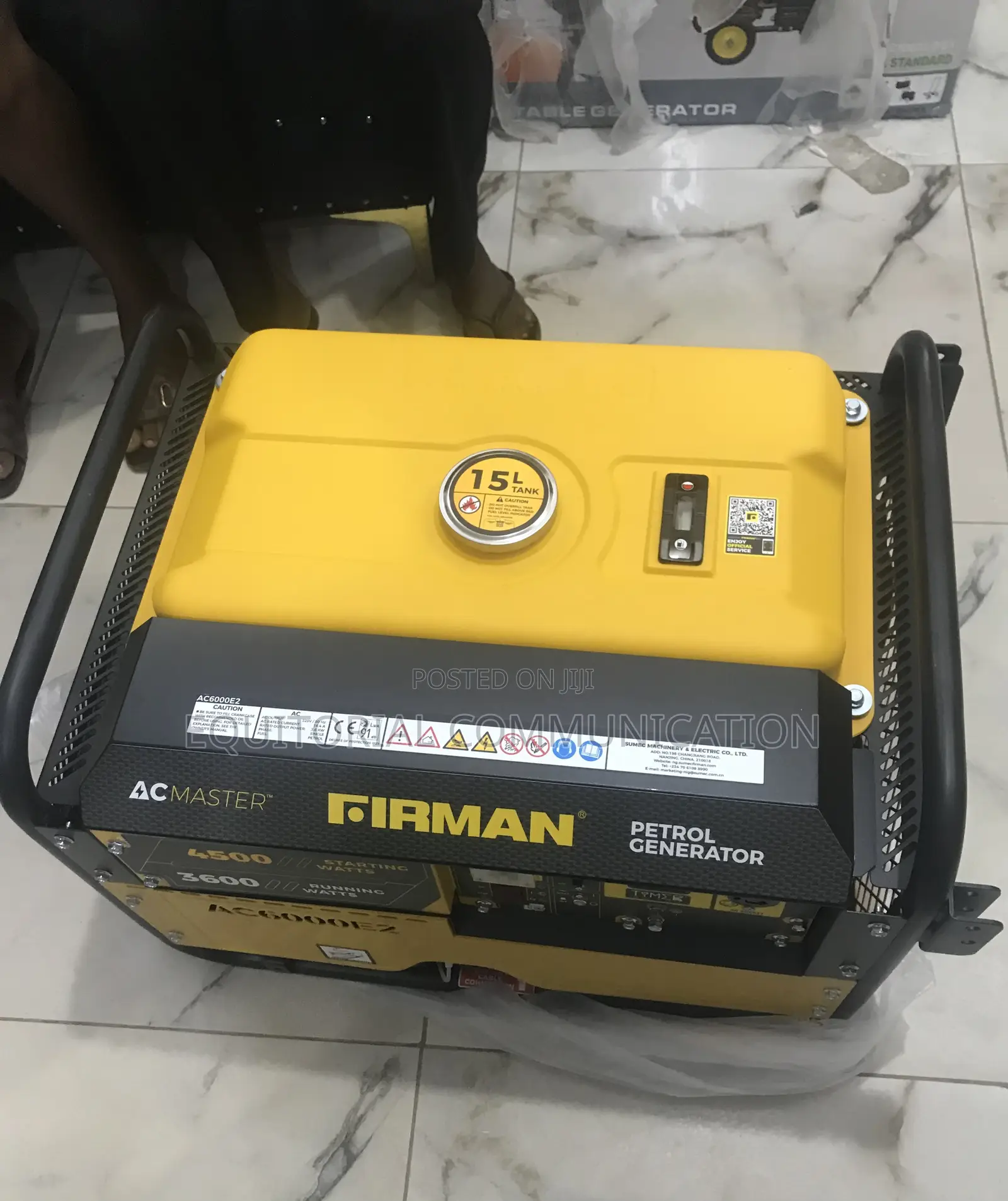 Sumec Firman Ac6000e2 – 6.0kva Key-Start Generator (100% Copper)