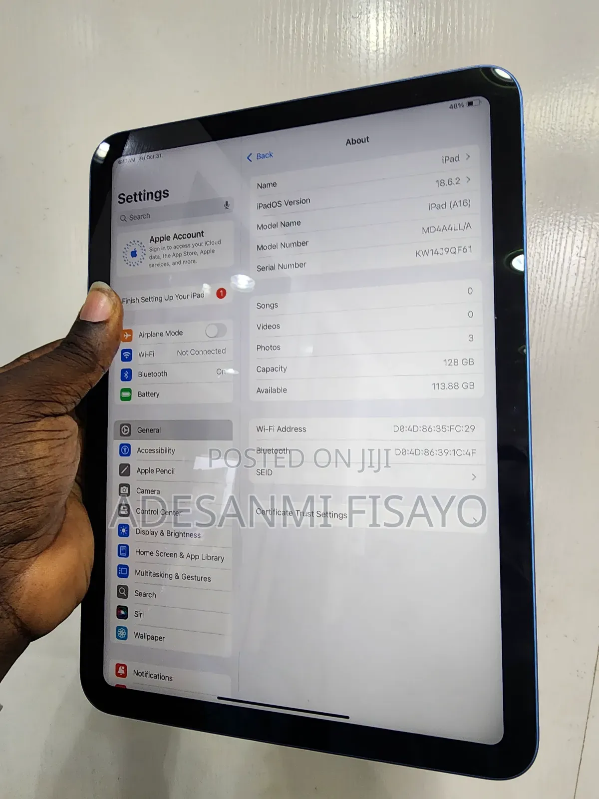 Apple iPad (2025) 128 GB Blue