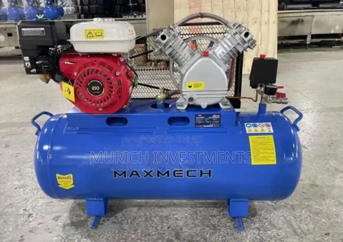 Maxmech 100l Gasoline Air Compressor Powerful 8 Bar High Grade Machine