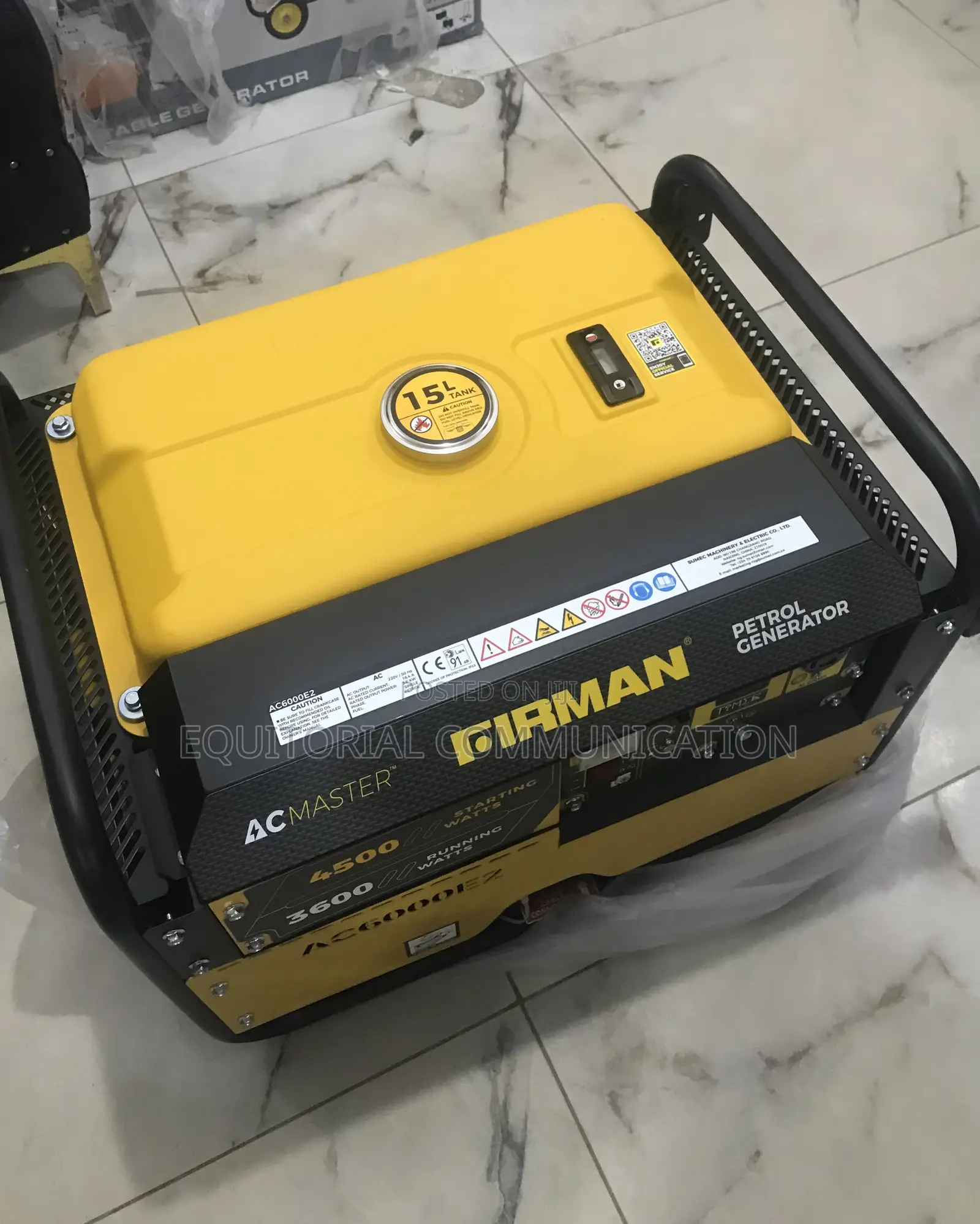 Reliable Firman Ac6000e2 4.5kva Petrol Generator