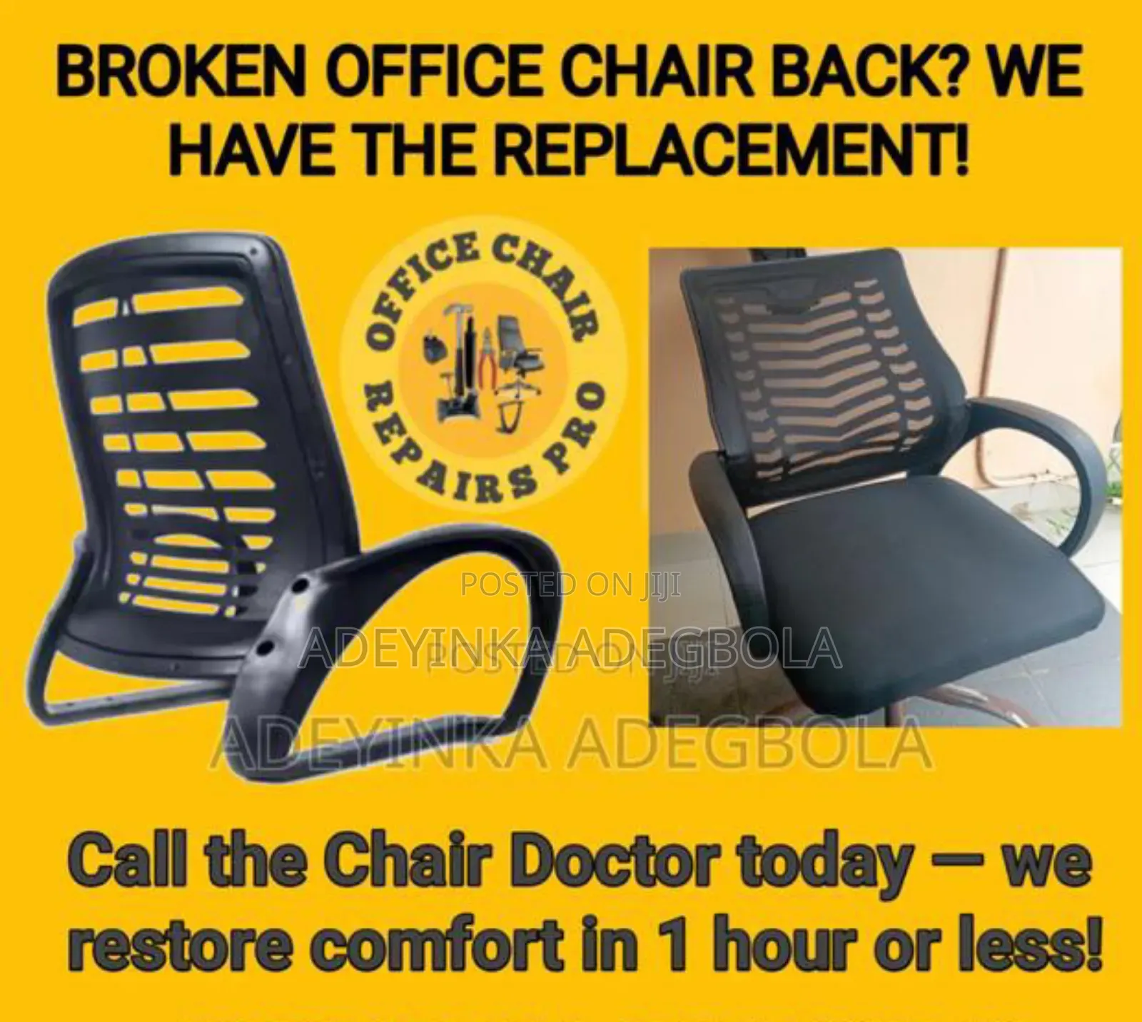 Office Gaming Chair Repair – We Come to You Anywhere in Lagos!