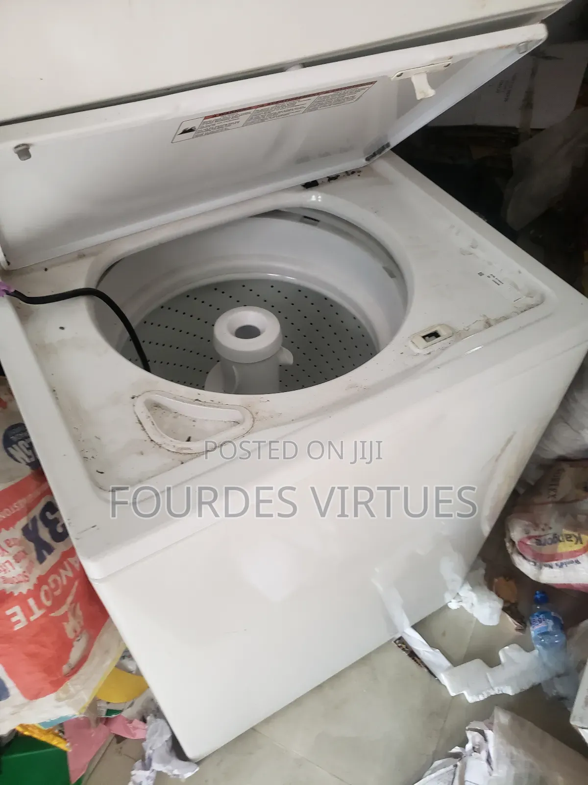 General Electric Standing Washing Machine and Dryer
