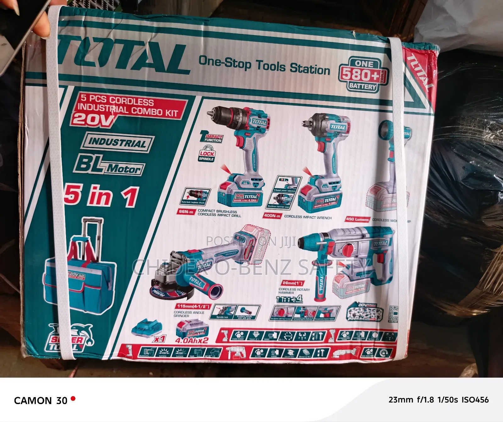 5in1 Total Cordless Industrial Combo Kit