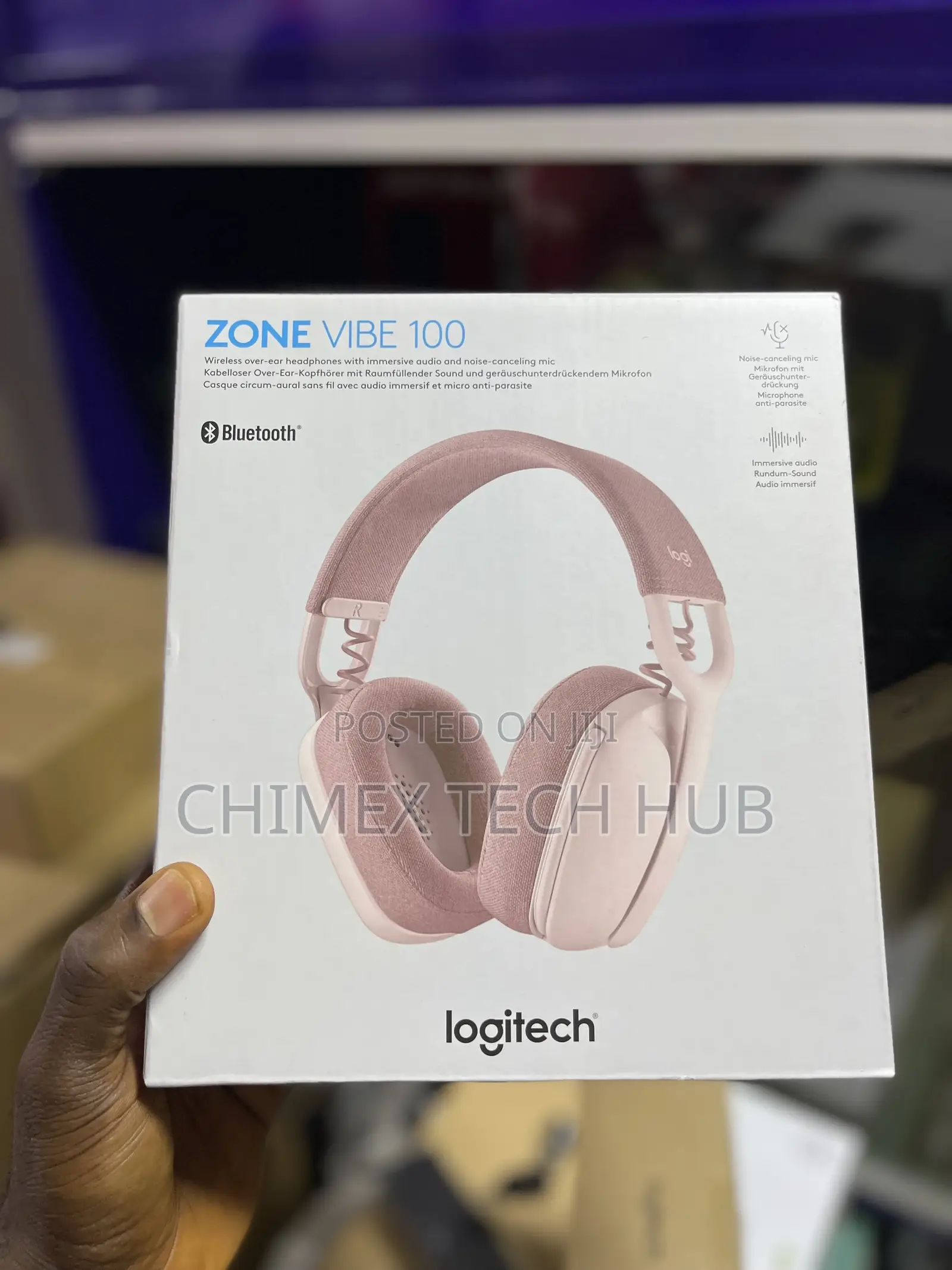 Logitech Zone Vibe 100 Wireless Bluetooth Headphones