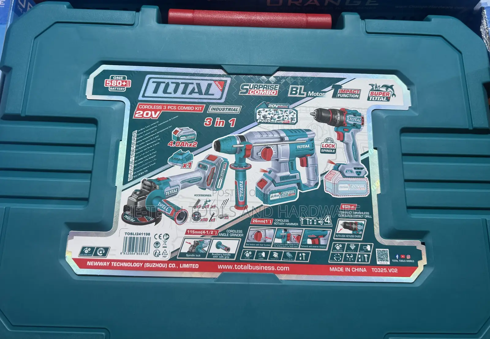Total Cordless 3-piece Combo Kit
