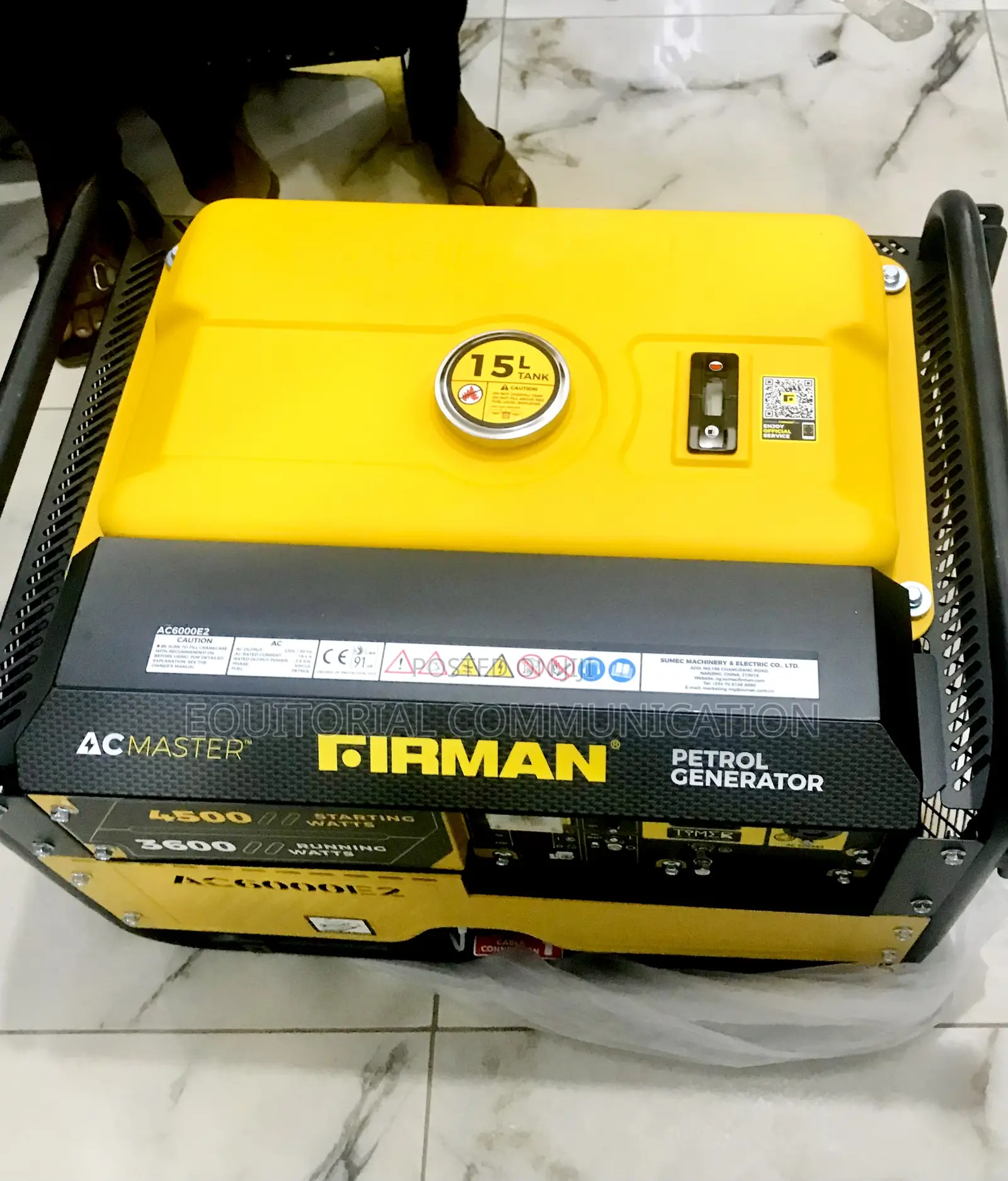 Firman Ac6000e2 4.5kva Generator For Office Home