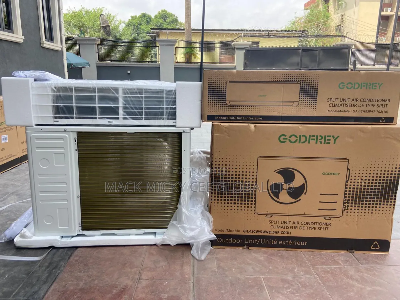 Godfrey 1.5hp Copper Air-Conditionelsplit Unit