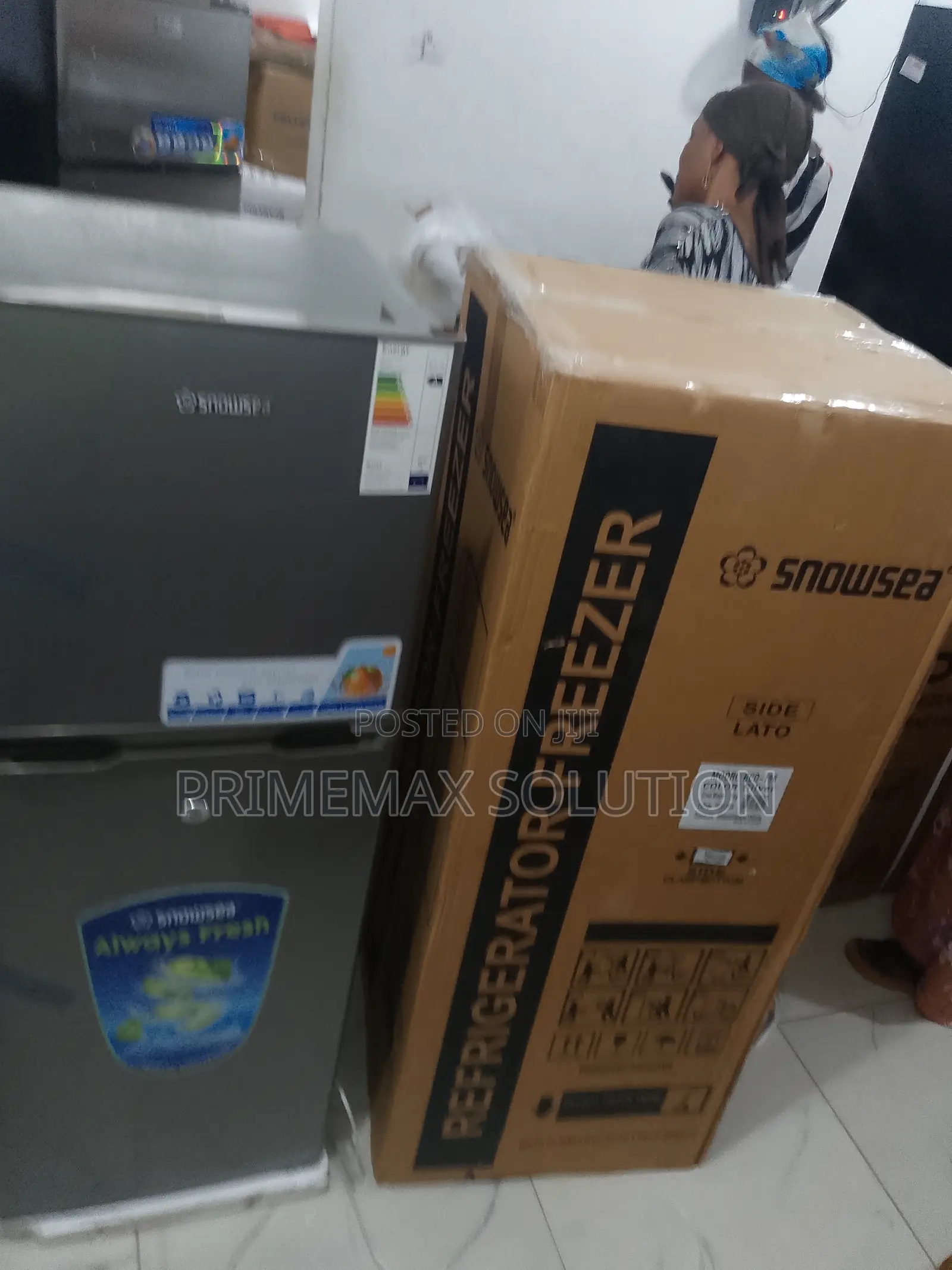 Snowsea BCD-198: Spacious Double Door Fridge for Modern Kitchens