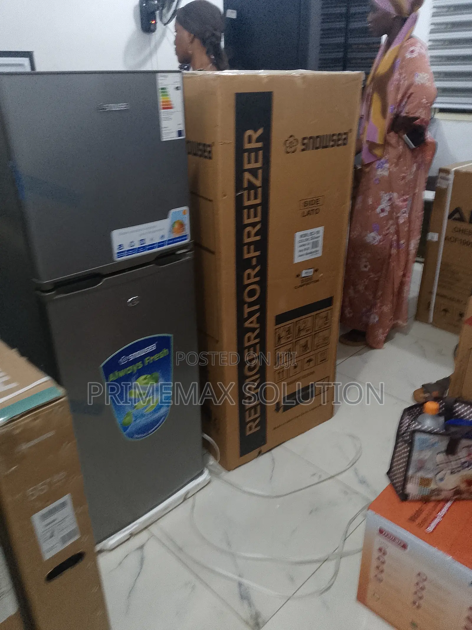 Energy-Efficient Snowsea BCD-198 Double Door Refrigerator