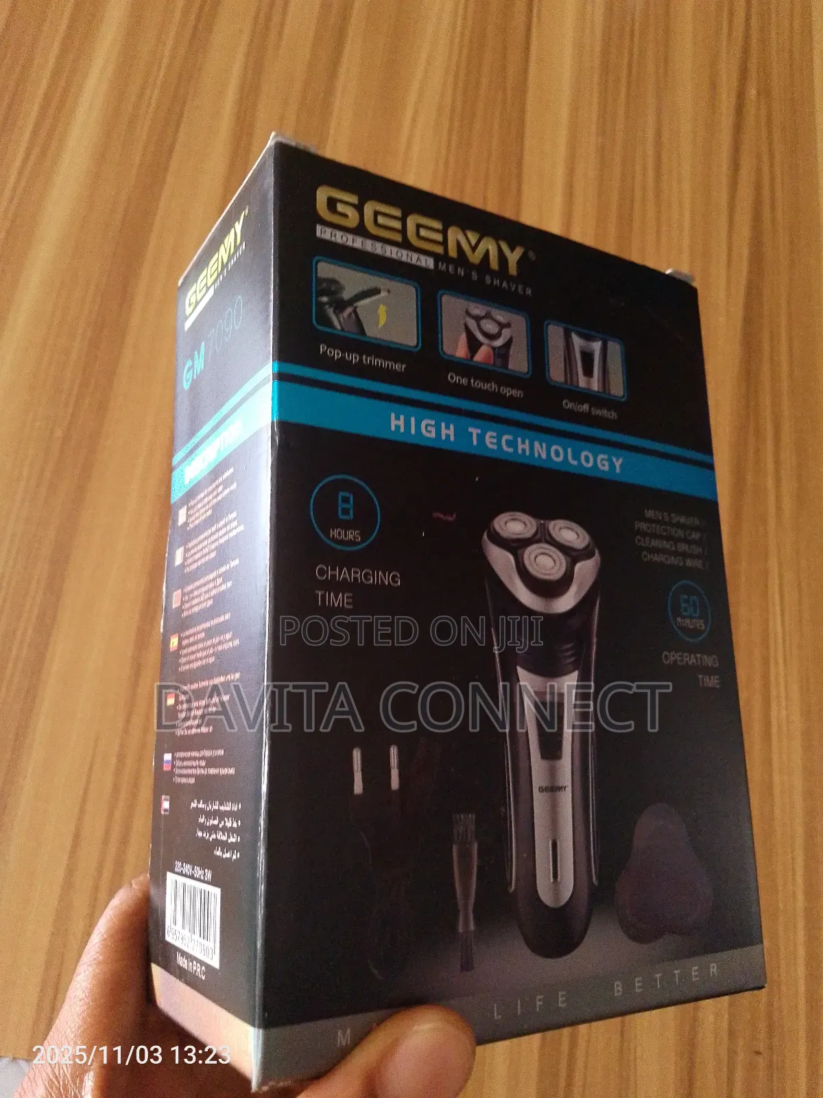 Geemy Gm-7090 High-Tech Men’S Rechargeable Shaver