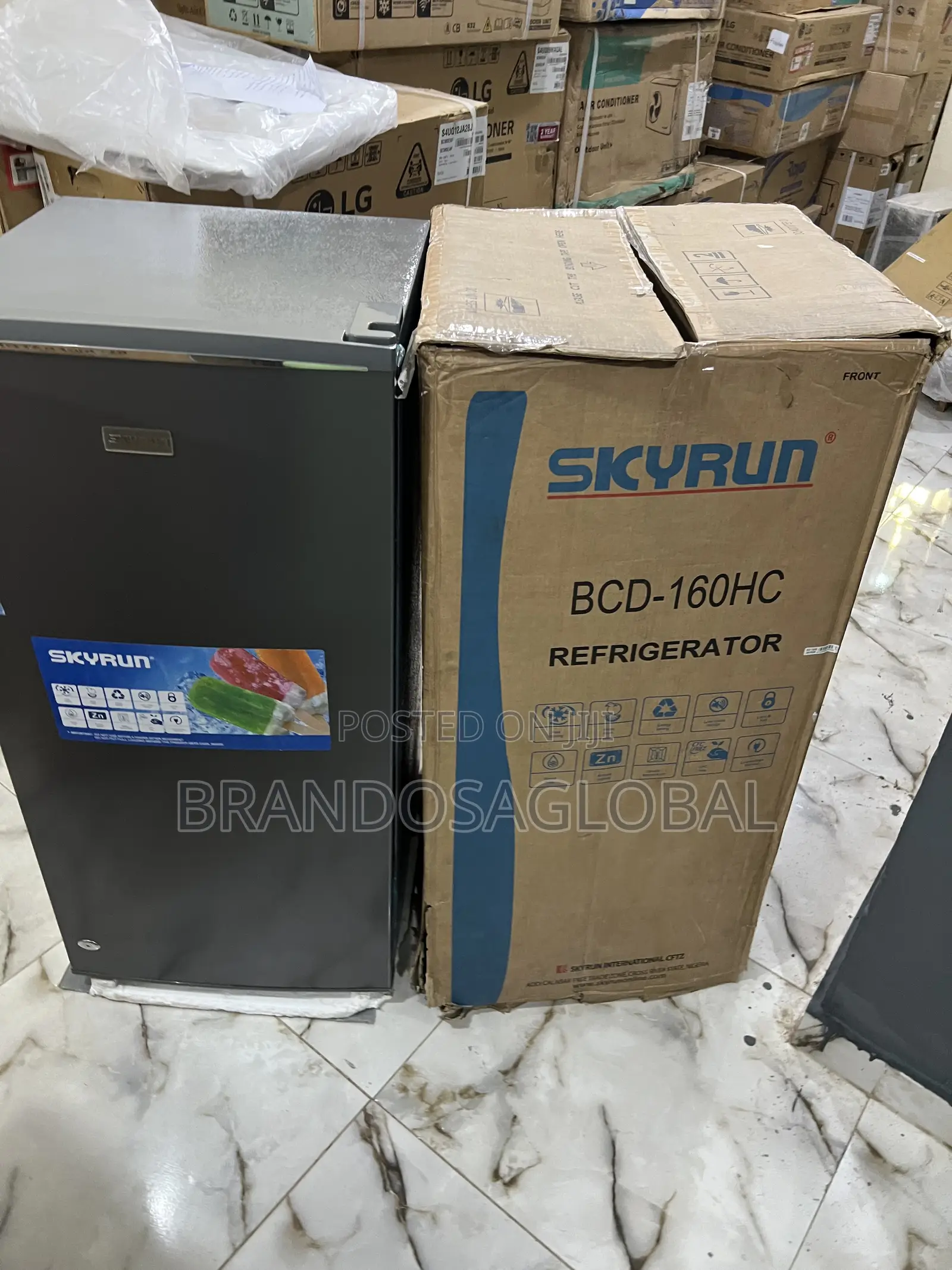 Skyrun 160l Single Door Refrigerator – Quick Ice Cooling