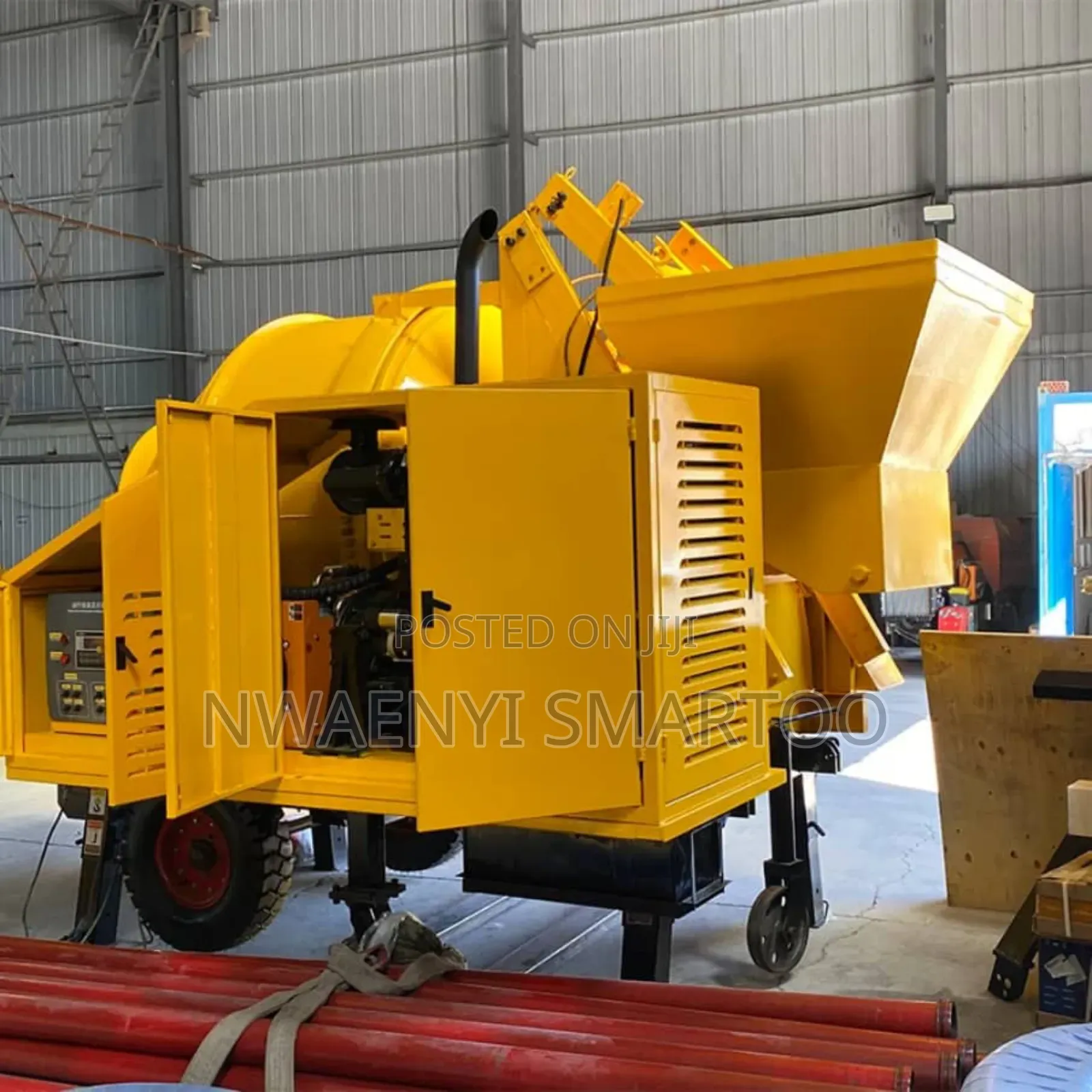 Self Load Concrete Mixer With Pump