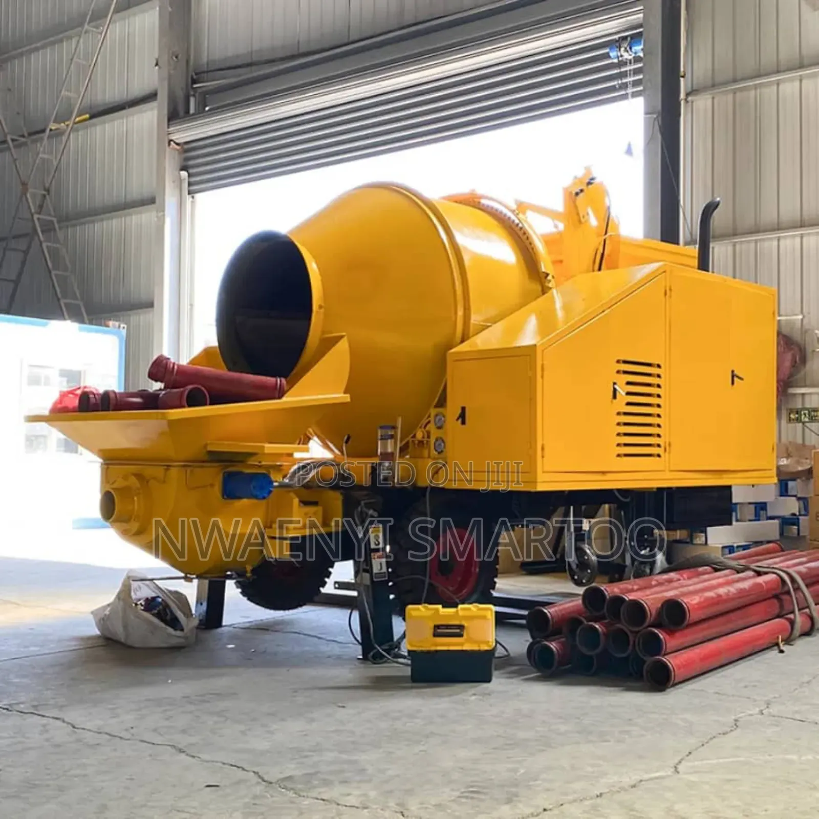 Self Load Concrete Mixer With Pump