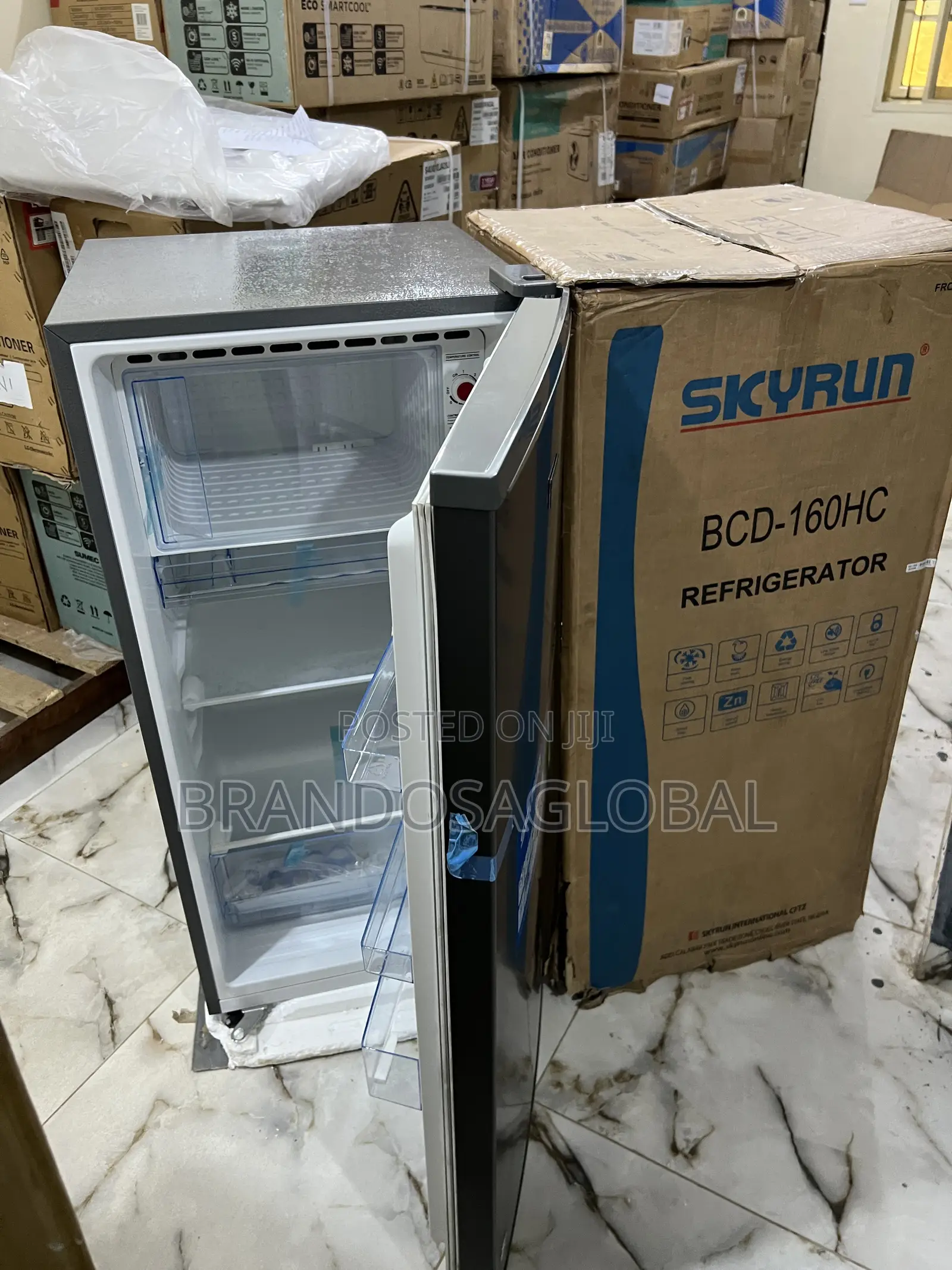 Skyrun 160l Single Door Refrigerator – Modern Cooling Solution