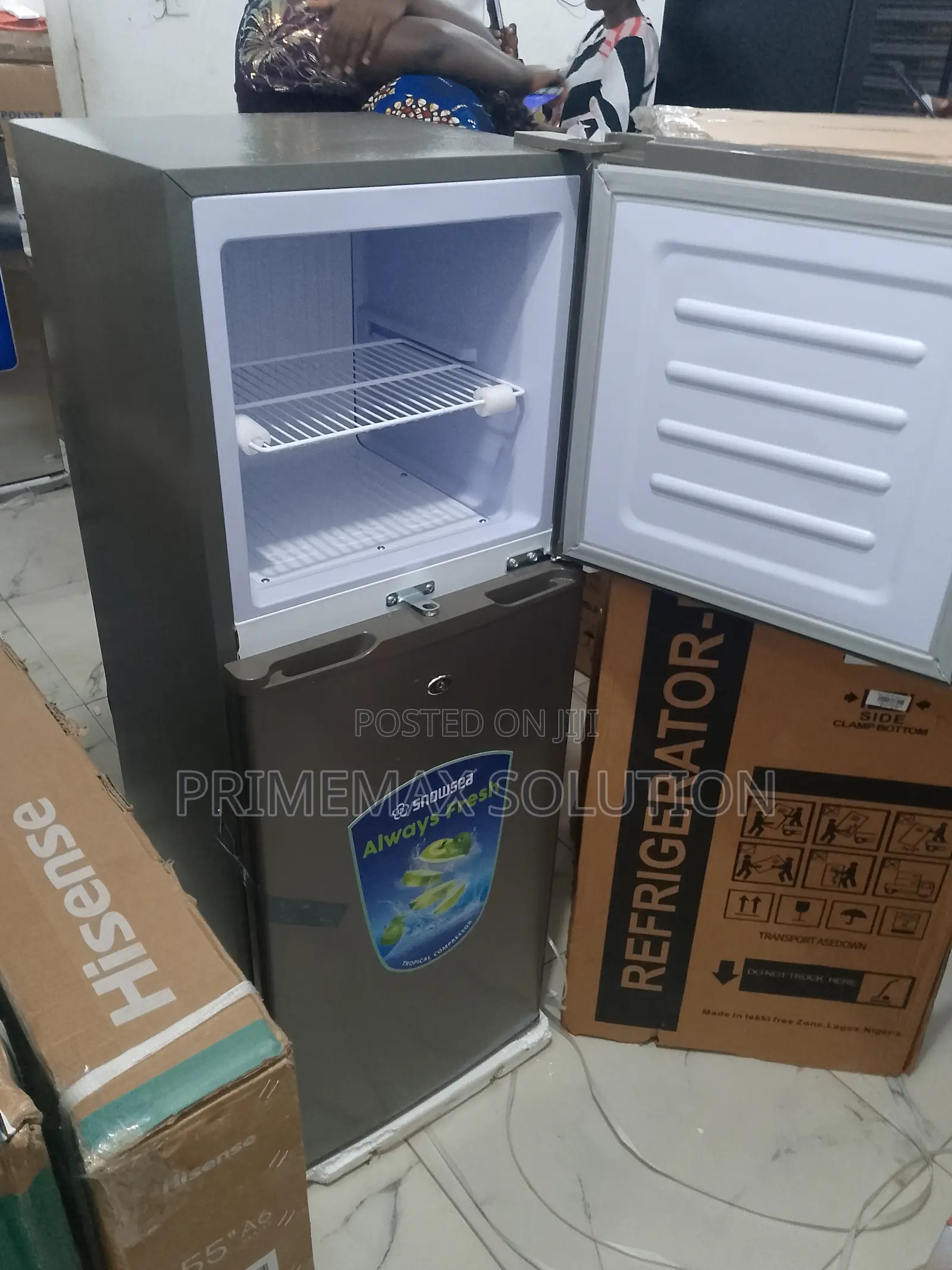 Snowsea BCD-198 Refrigerator: Double Door Simplicity