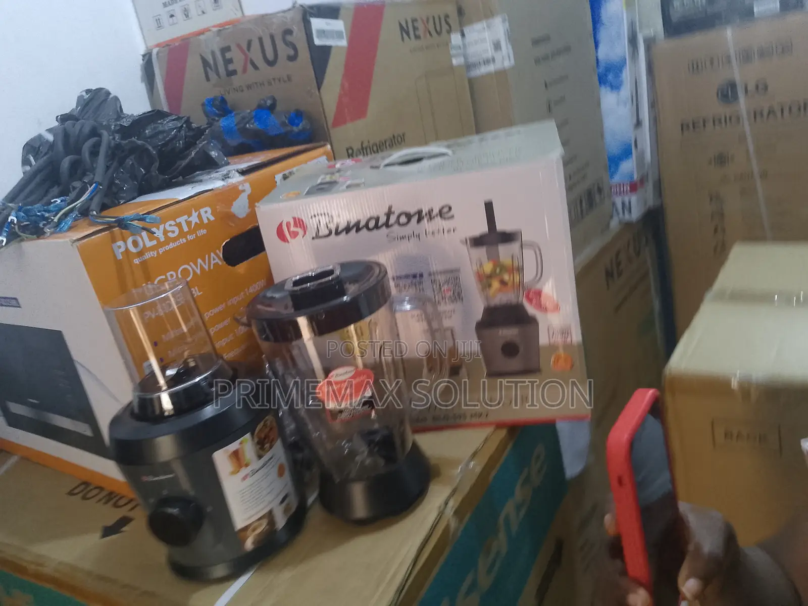 Binatone 1.5l Grinder BLG-595mk2 Copper Motor for Nuts, Beans Juices