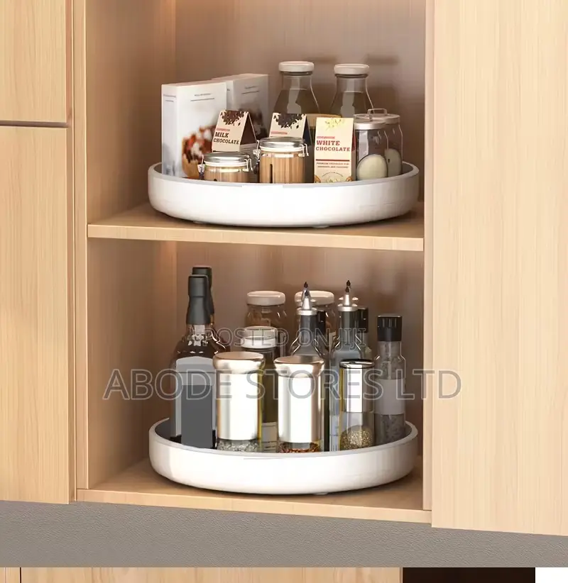 360-Degree Rotating Kitchen Cabinet Storage/ Organizer