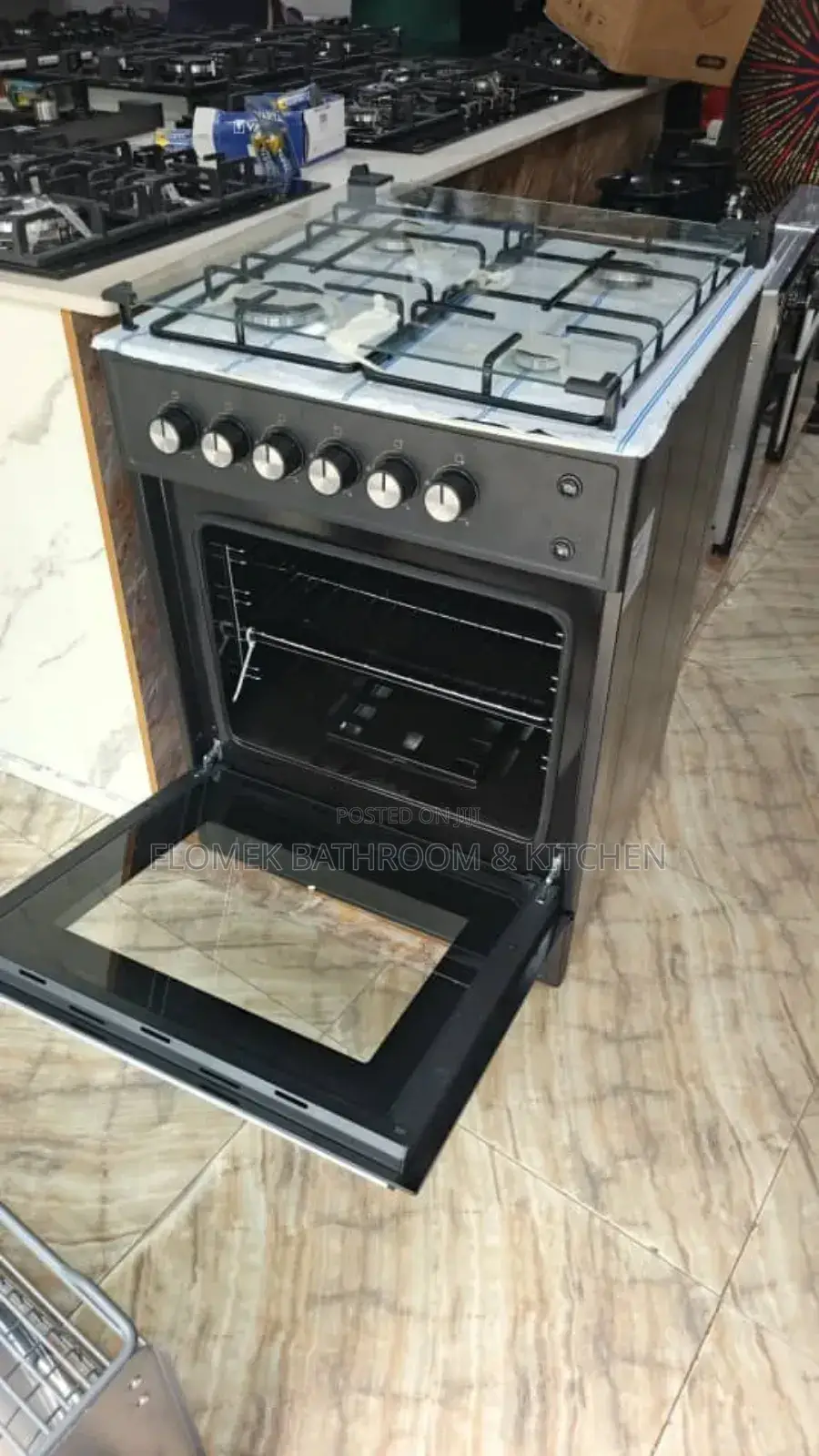 4 Burner Standing Gas Cooker- Efficiency