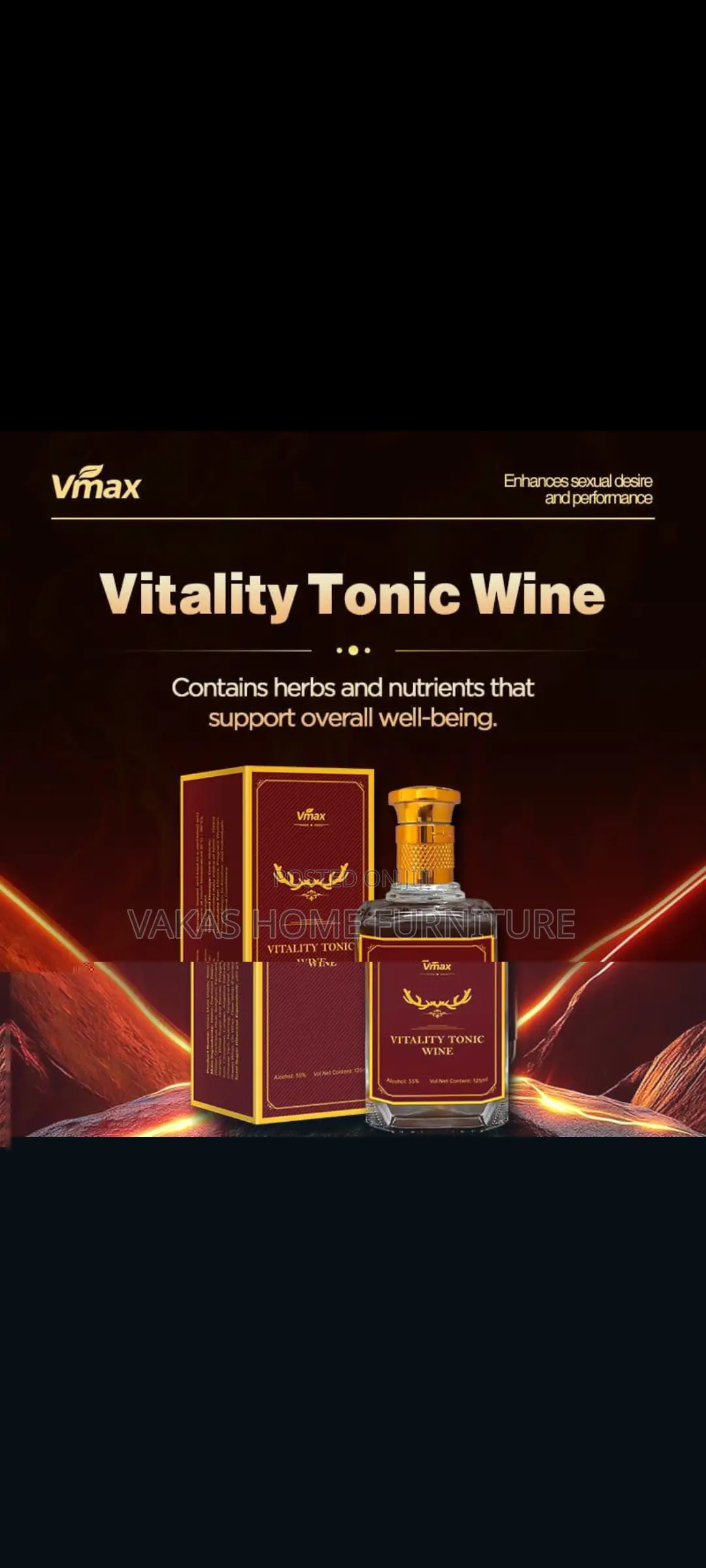 Vmax Male Vitality Tonic Wine