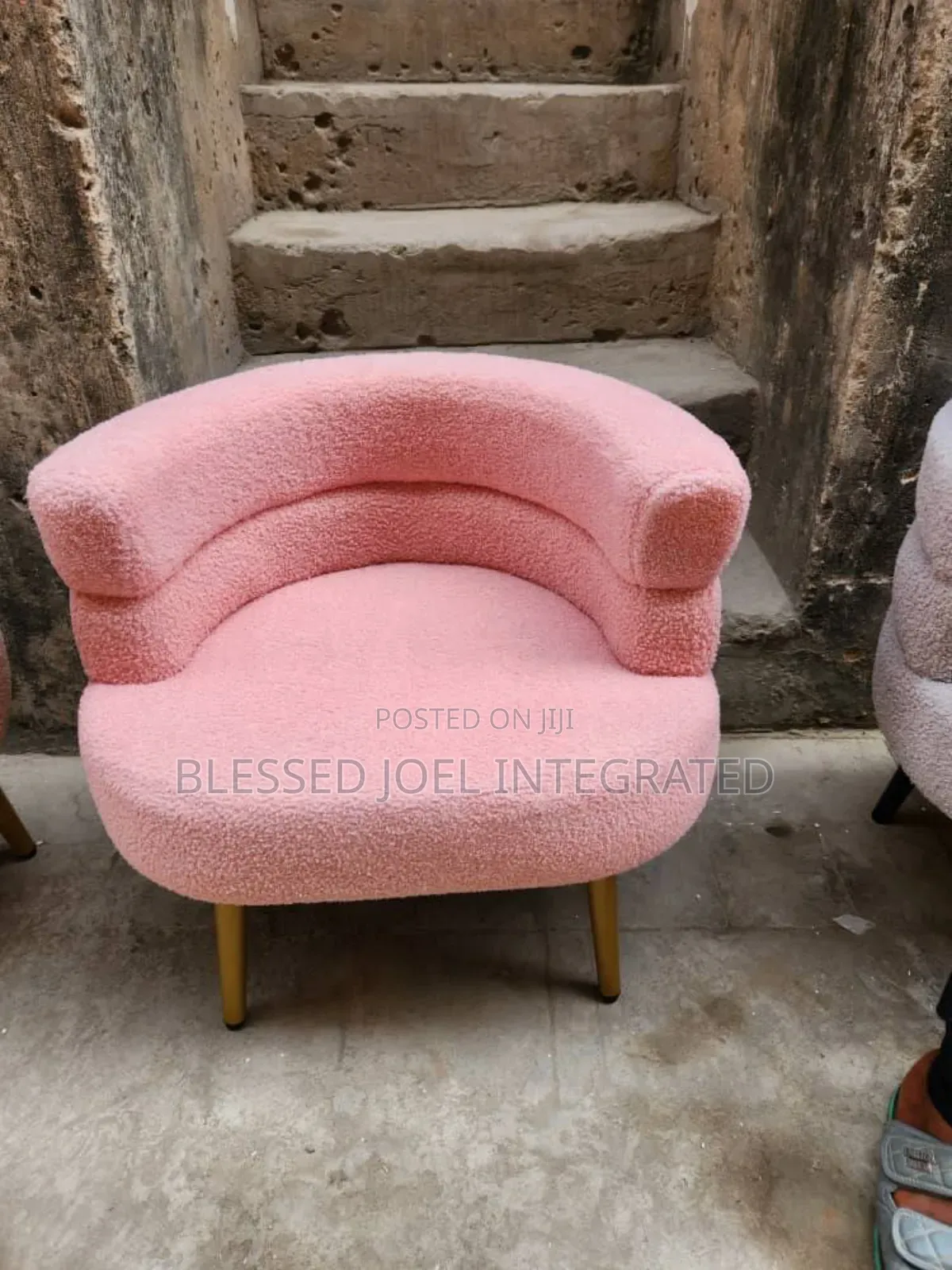 Pink Colour Arm Chair