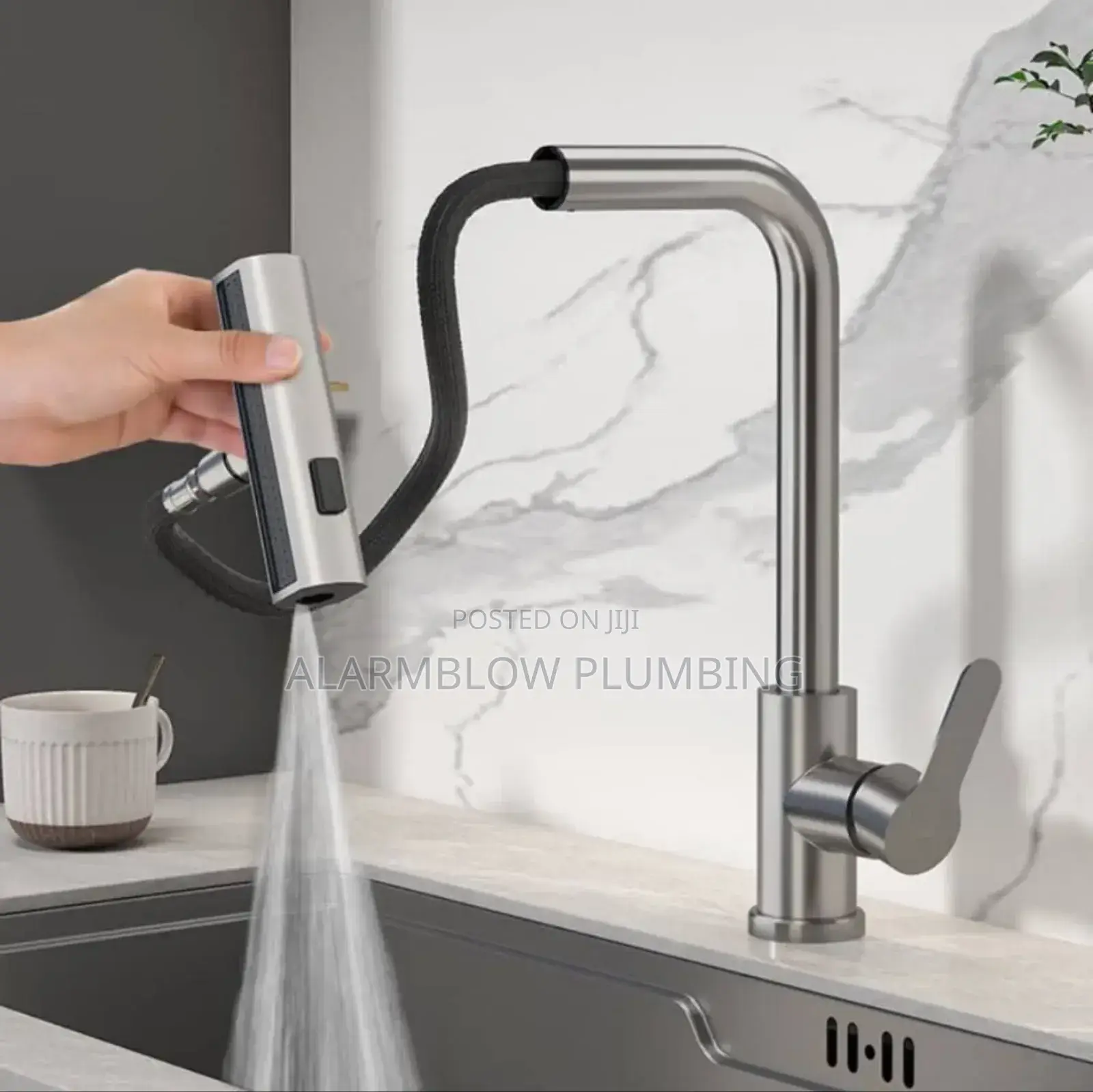 4 Mode Sink Mixer Tap Chrome