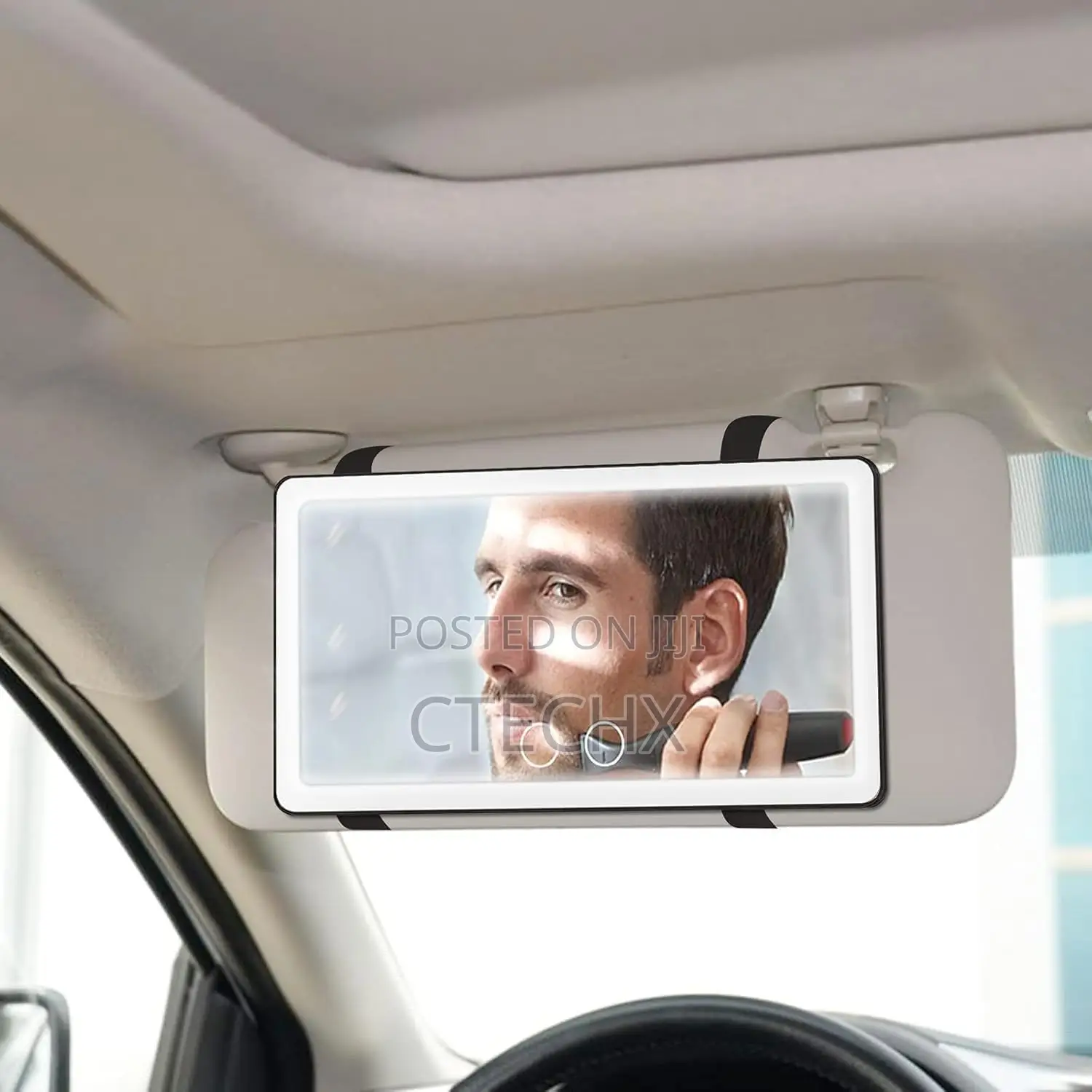 Car Sun Visor Rechargeable Led Light Mirror Vanity Mirror