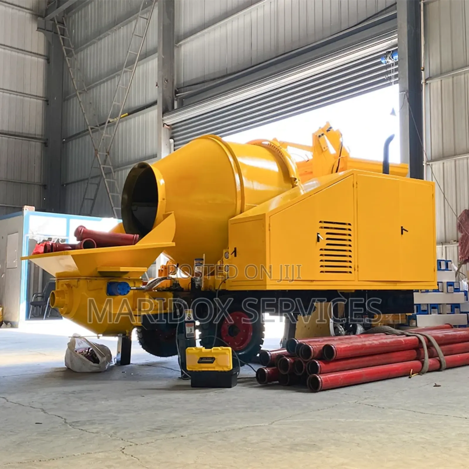 40 Cubic Concrete Pump Diesel With Mixer