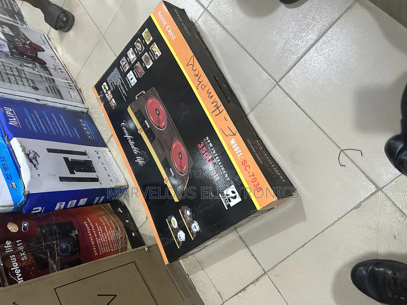 Brand New Sliver Crest Solar Low Voltage Doble Face Hot Plate Cooker
