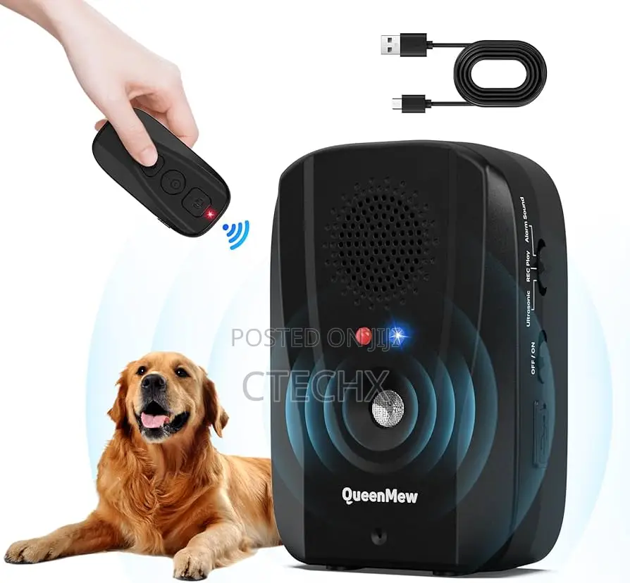 Dog Anti Barking Devices, 2-in-1 Auto Remote, 600ft Remote Range