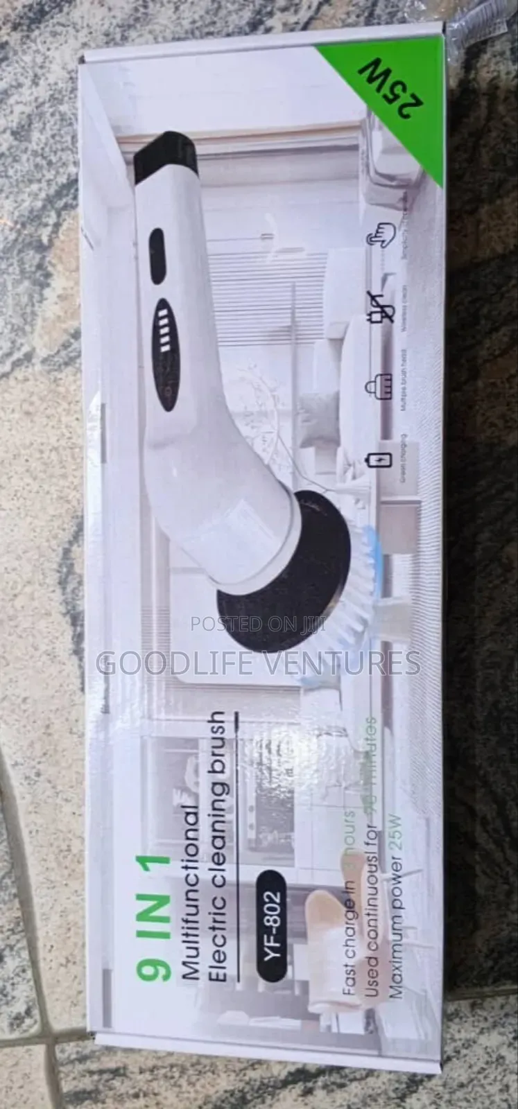 9-in-1 Electric Multifunctional Cleaning Brush
