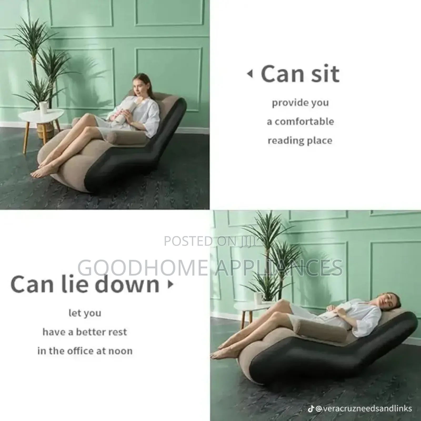 Inflatable Sofa With Hand Rest