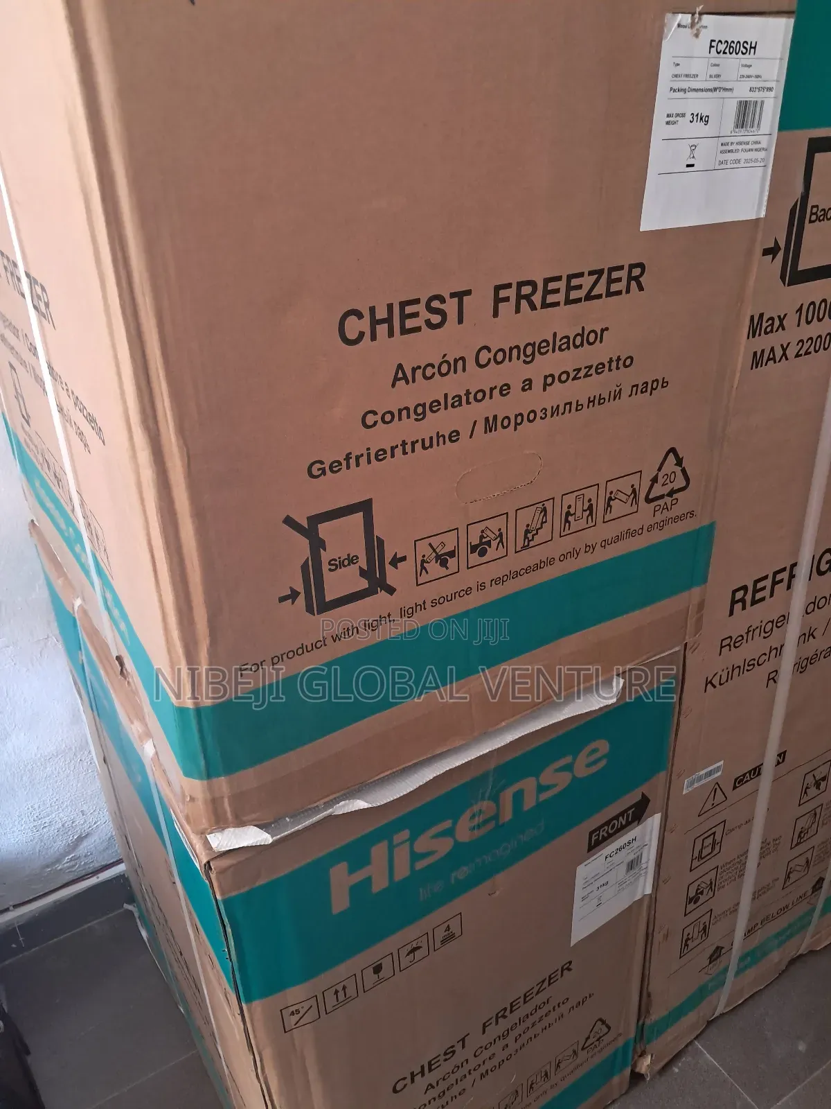 Hisense 200l Chest Freezer Fc260sh