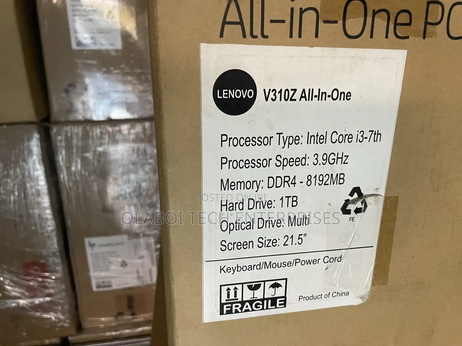 New Desktop Computer Lenovo V310z AIO 8GB Intel Core i3 HDD 1T