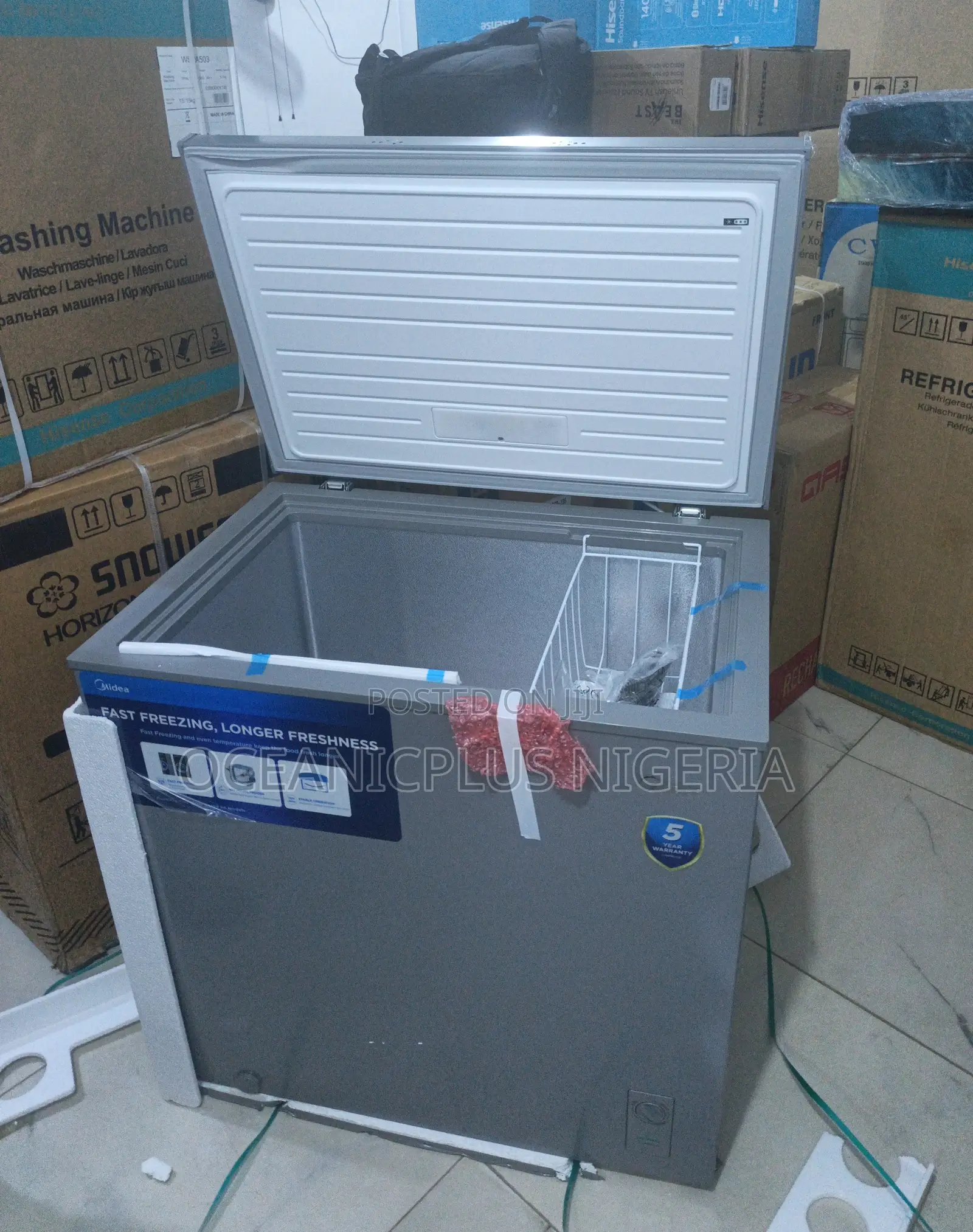 Brand New Midea 200l Chest Freezer (Mdrc277fzg43ngg)