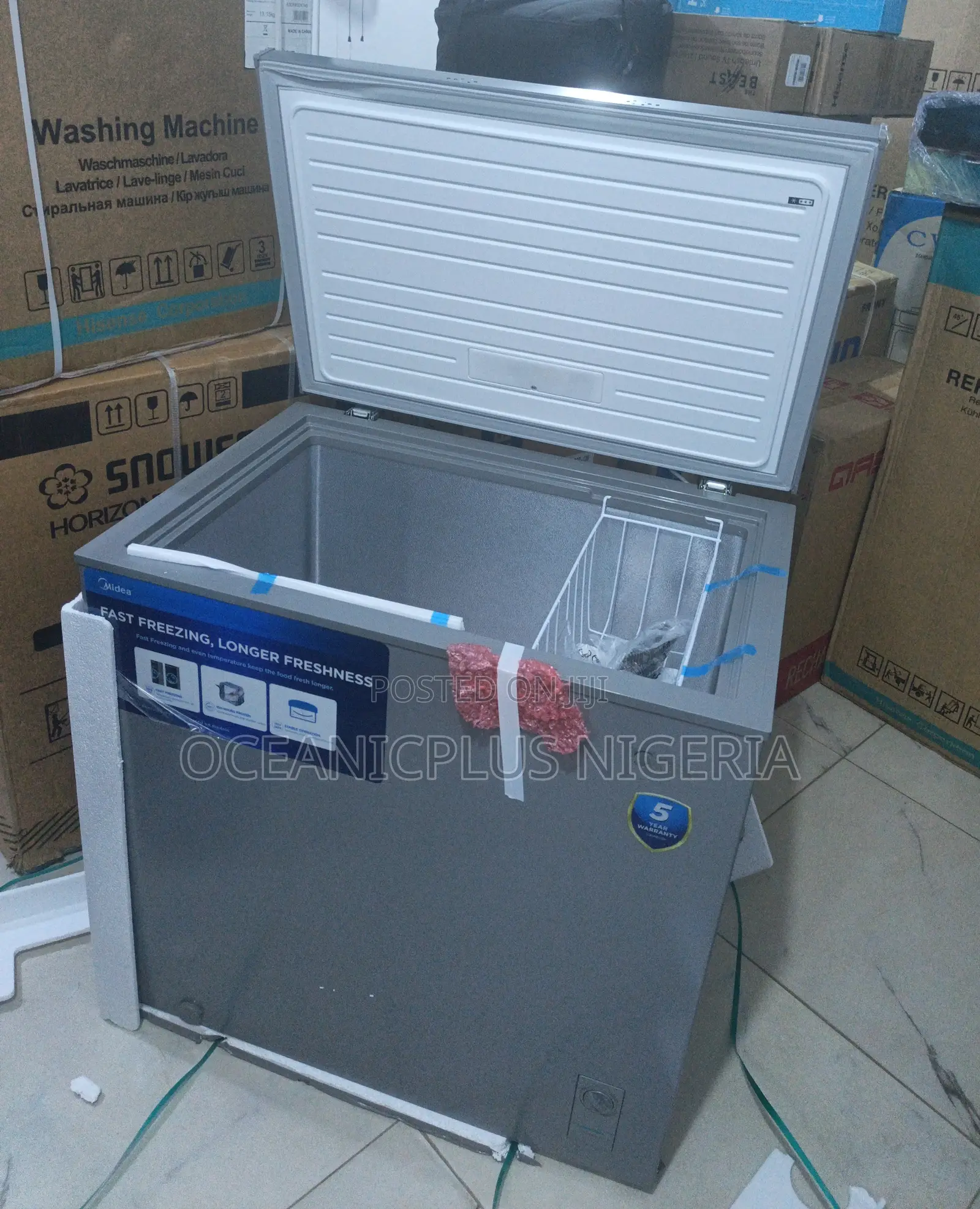 Long-Lasting Midea 200l Chest Freezer (Mdrc277fzg43ngg)