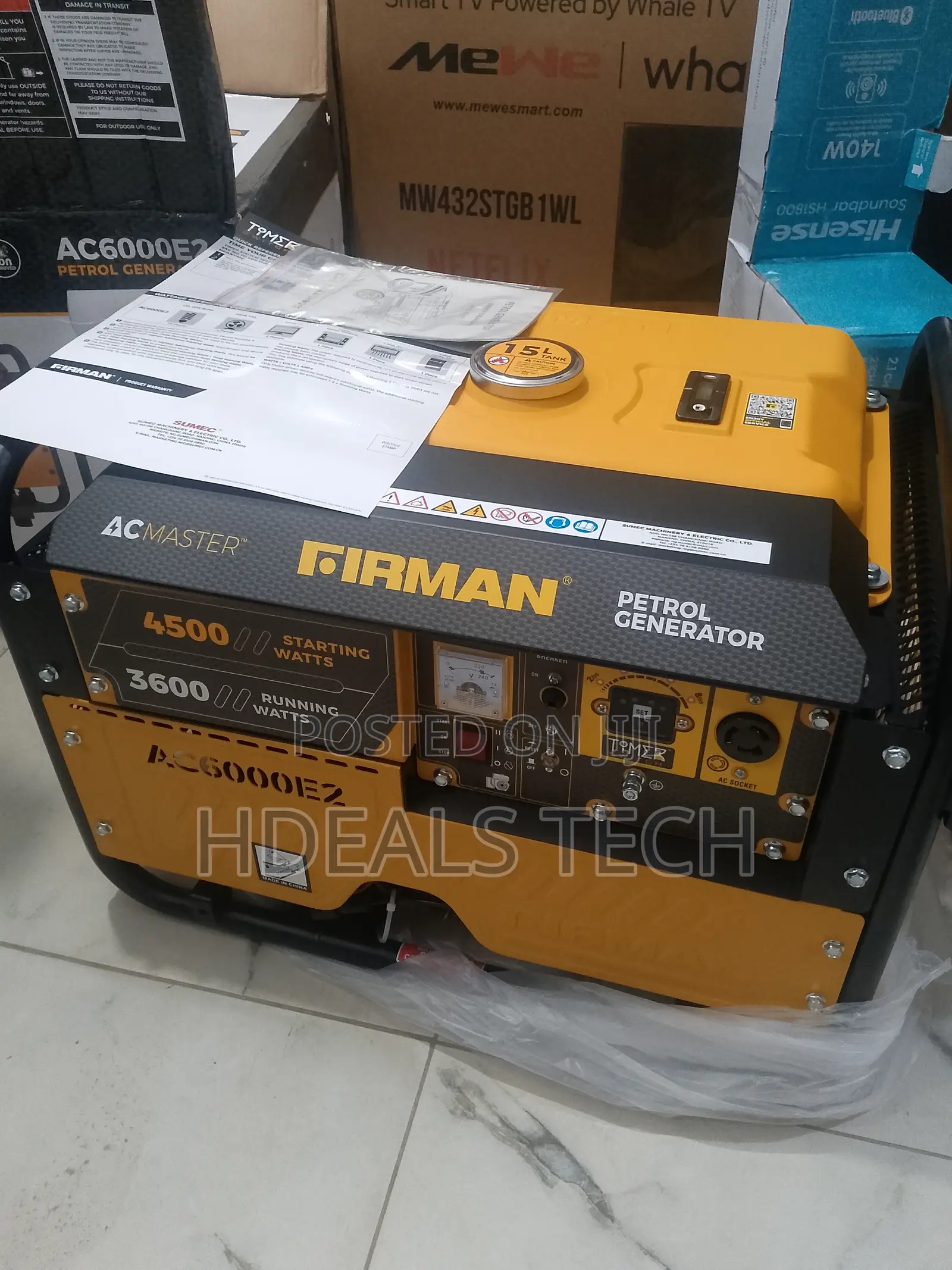 Long-Lasting Firman Ac6000e2 Generator