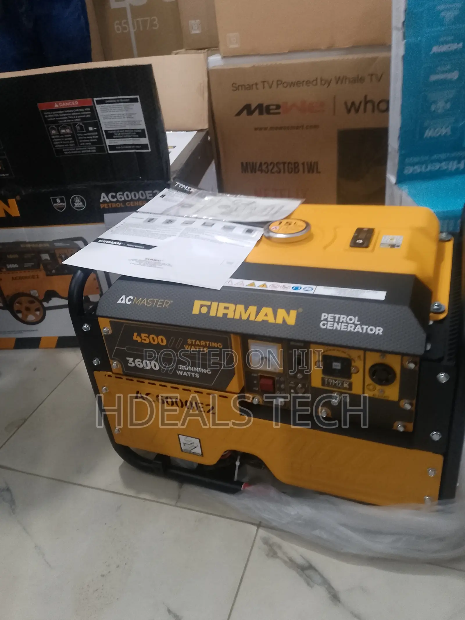 Firman Ac6000e2 – Key Start + Manual Option