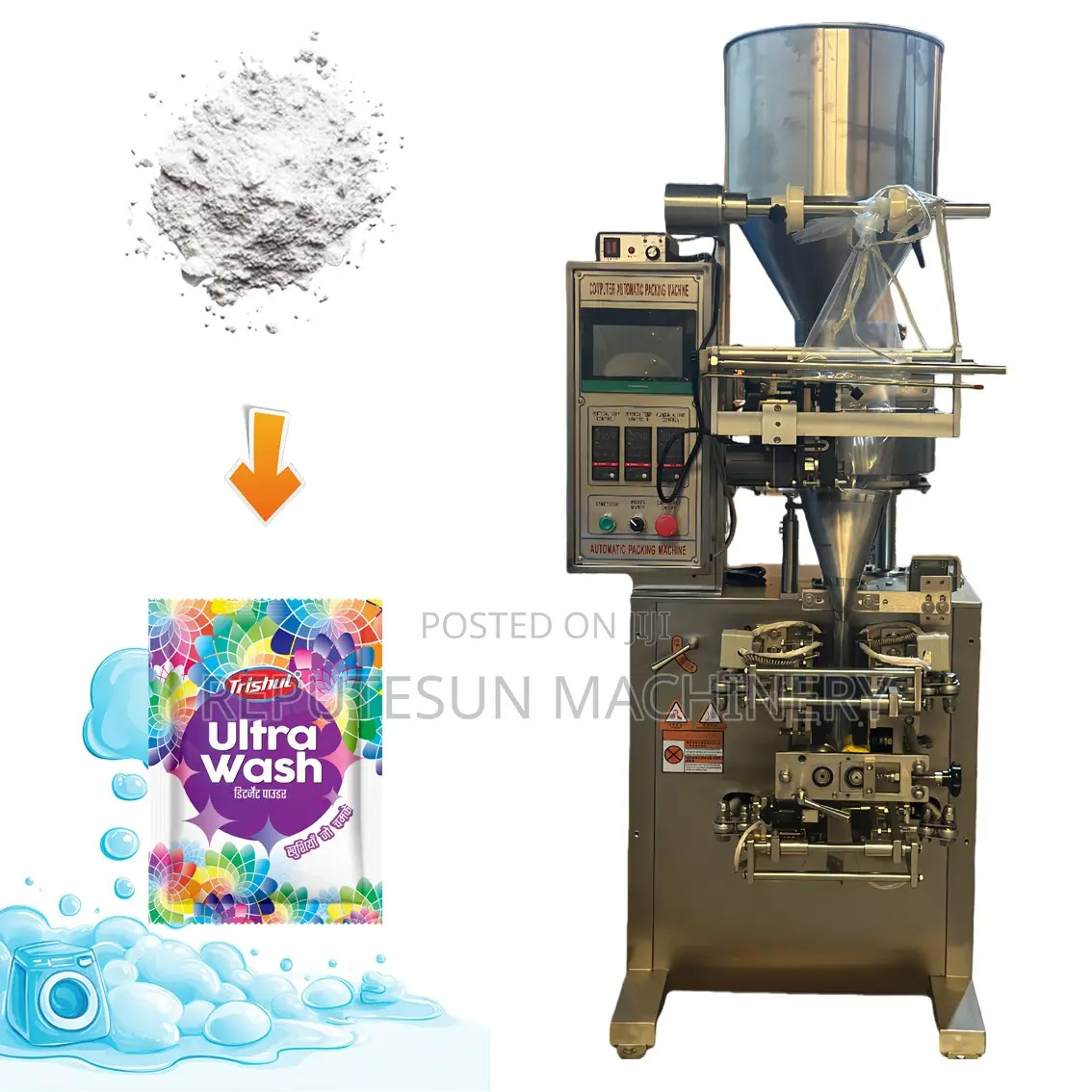 Vertical Packaging Machine for Washing Powder, Coffee Beans