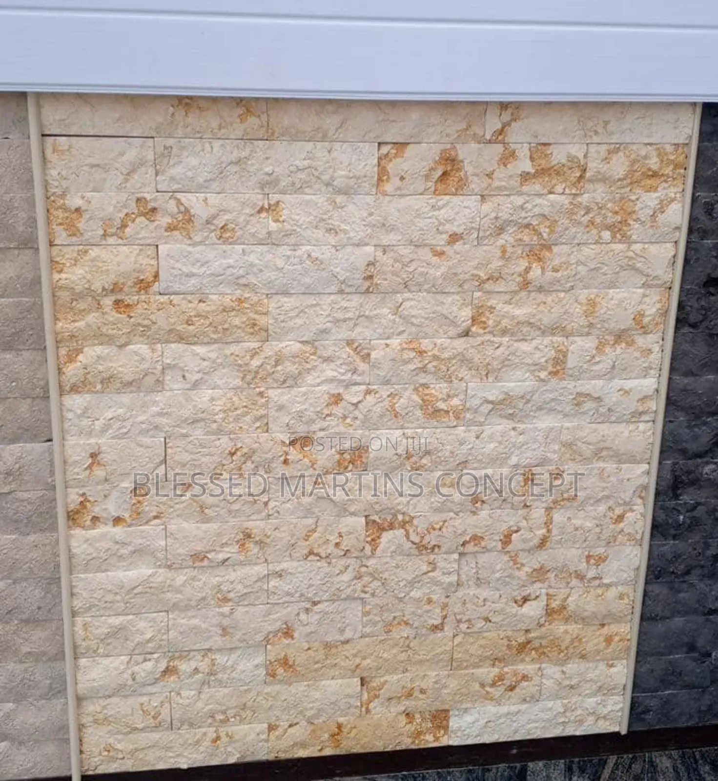 Travertine Natural Stone, Good for Tv Console, Wall Cladding, Pillars